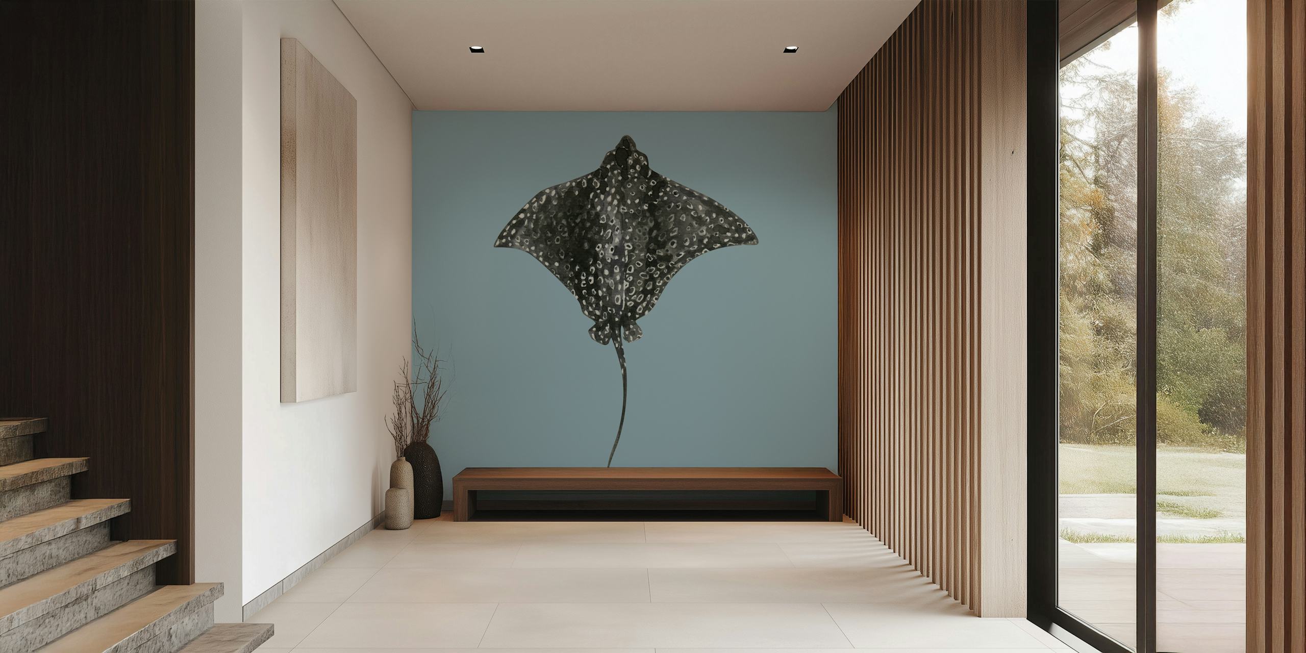 Tapeta Spotted Eagle Ray u postavci sobe