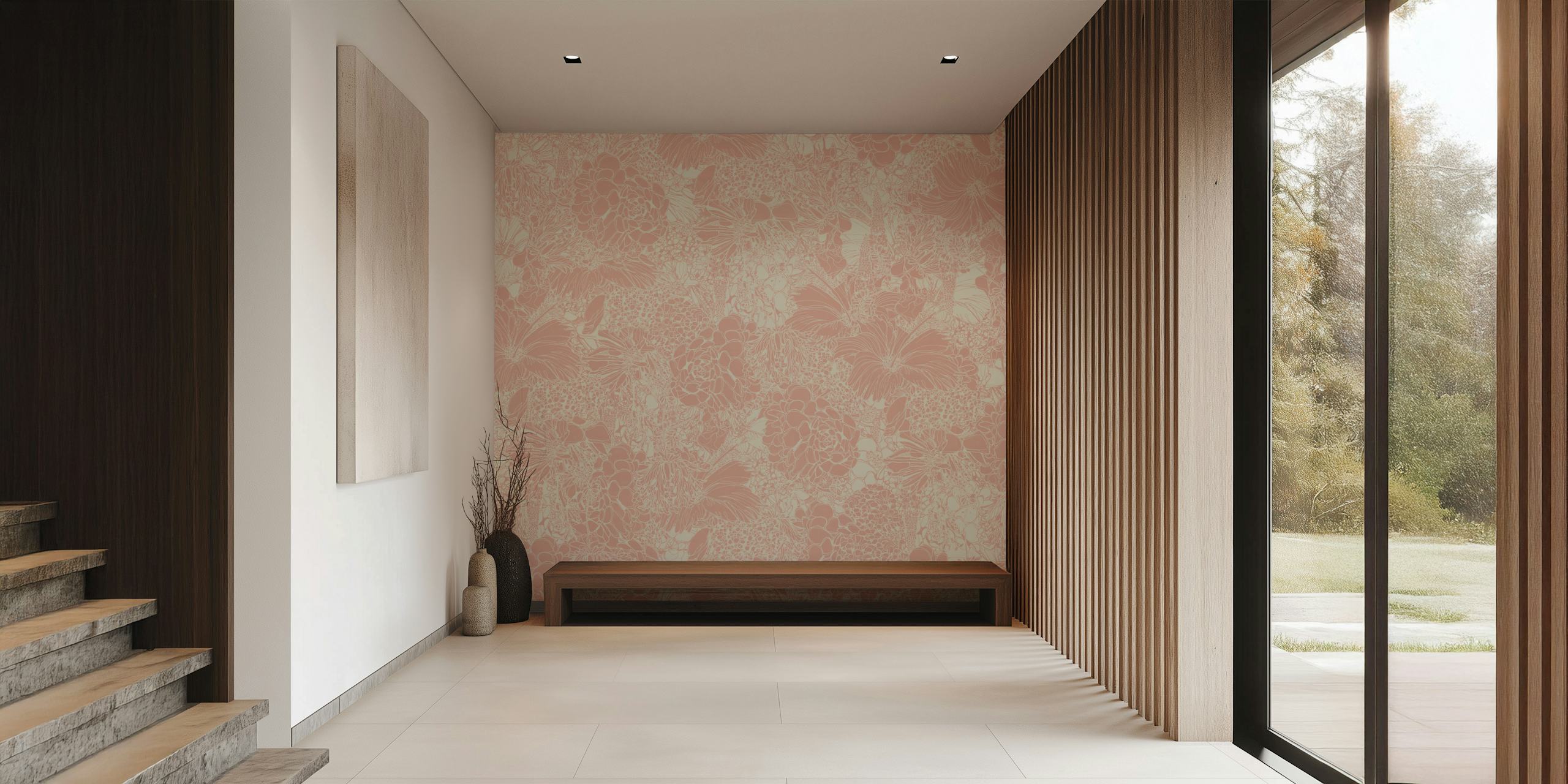 Tapeta Delicate Blossom Vibe v pokoji