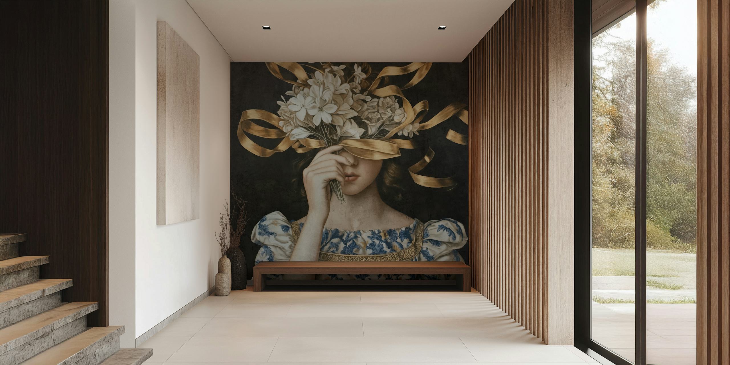 Tapeta Dolce Vita Blooming Portrait v pokoji