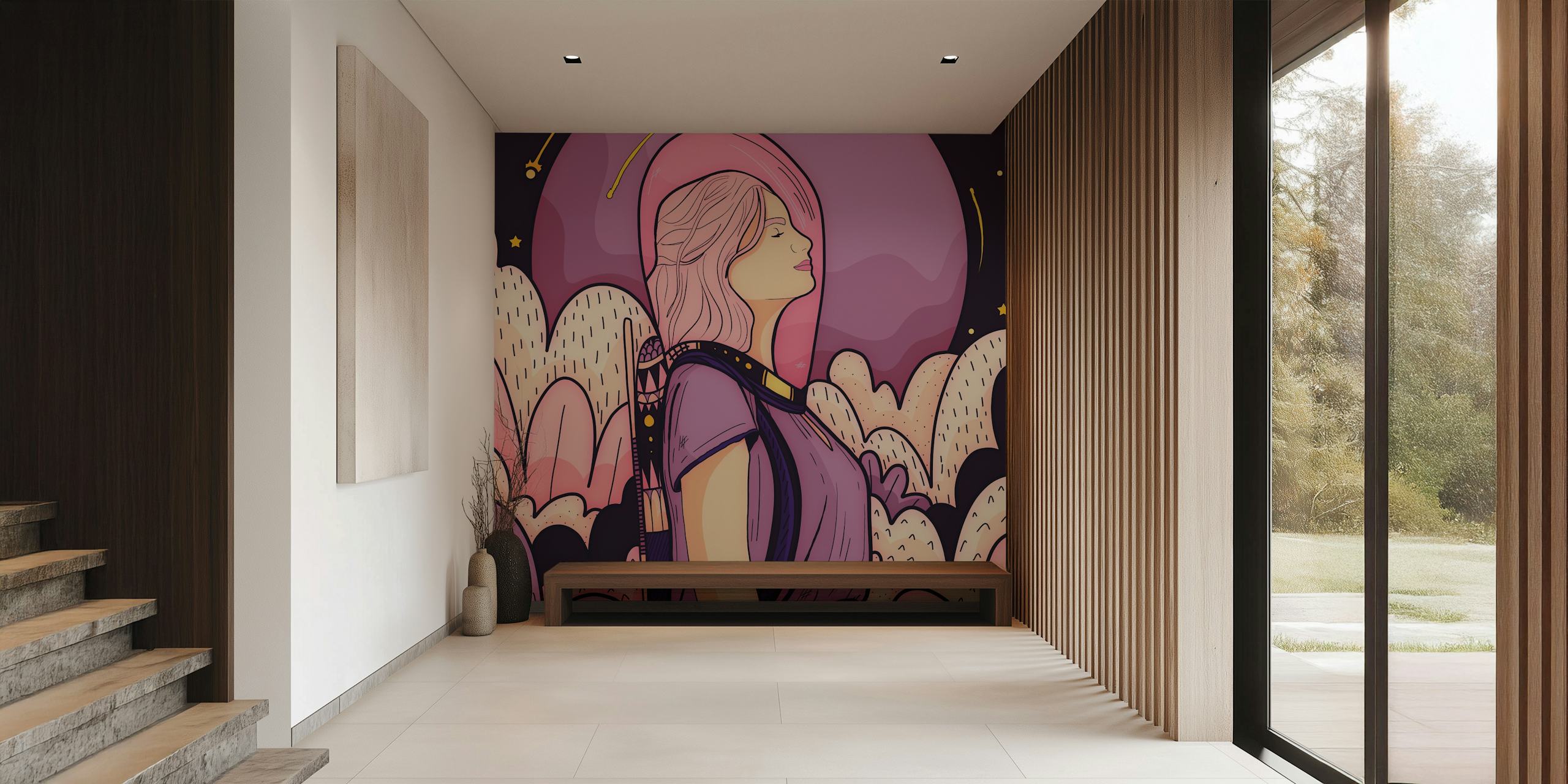 The explorer of Venus wallpaper in a room