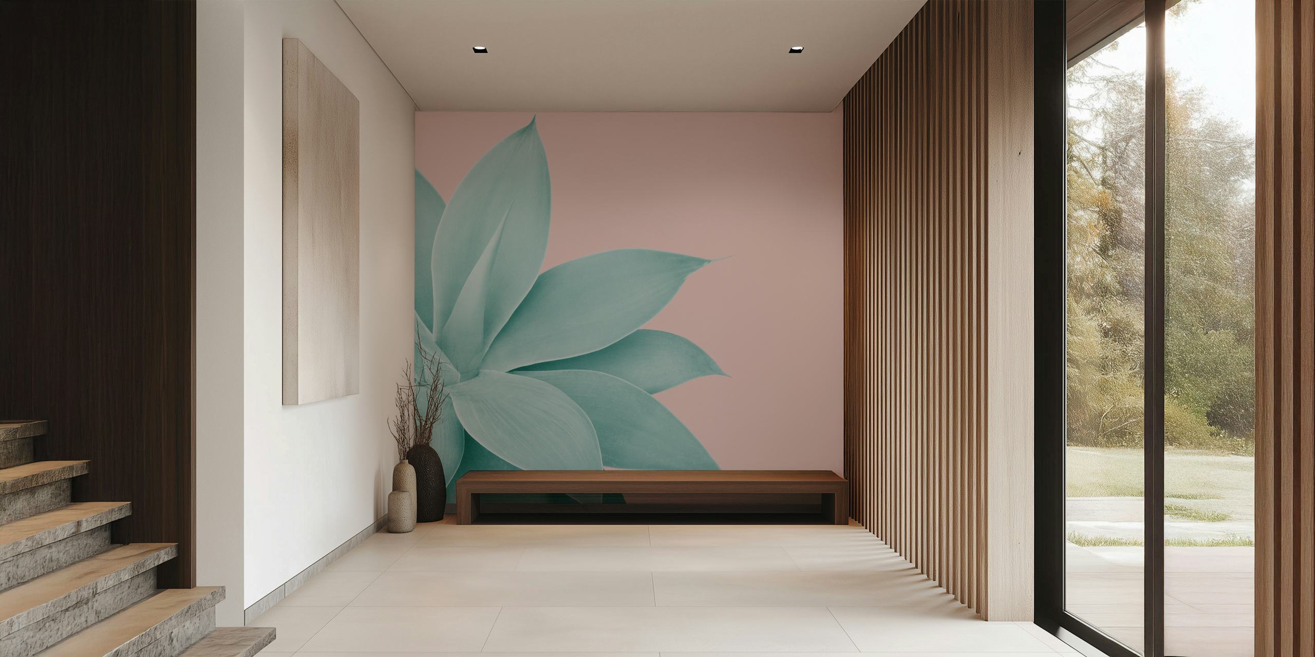 Agave Finesse 7 wallpaper in een kamer