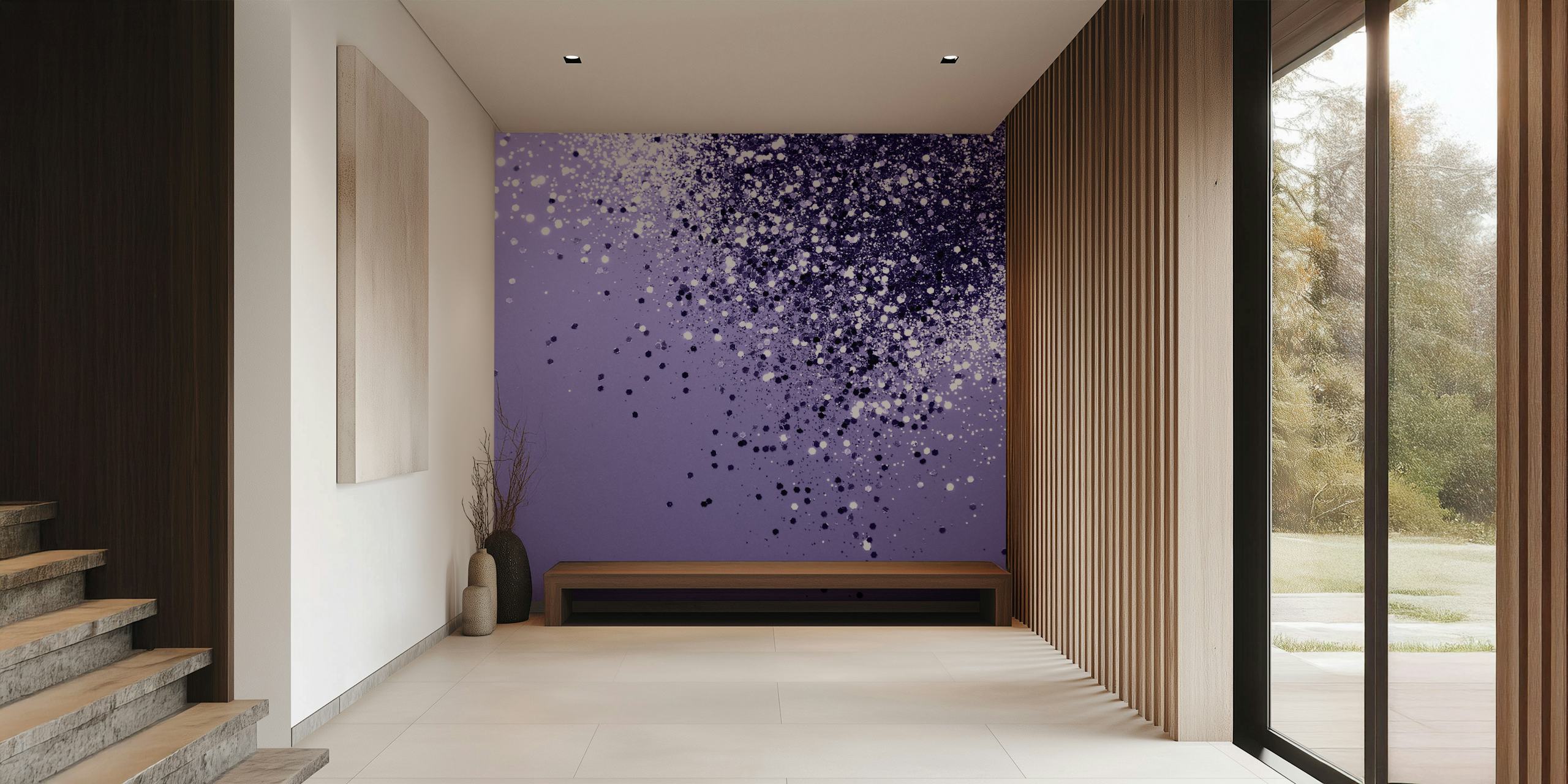 Fototapeta Ultra Violet Glitter Dream 1 s třpytivými třpytkami na fialovém pozadí