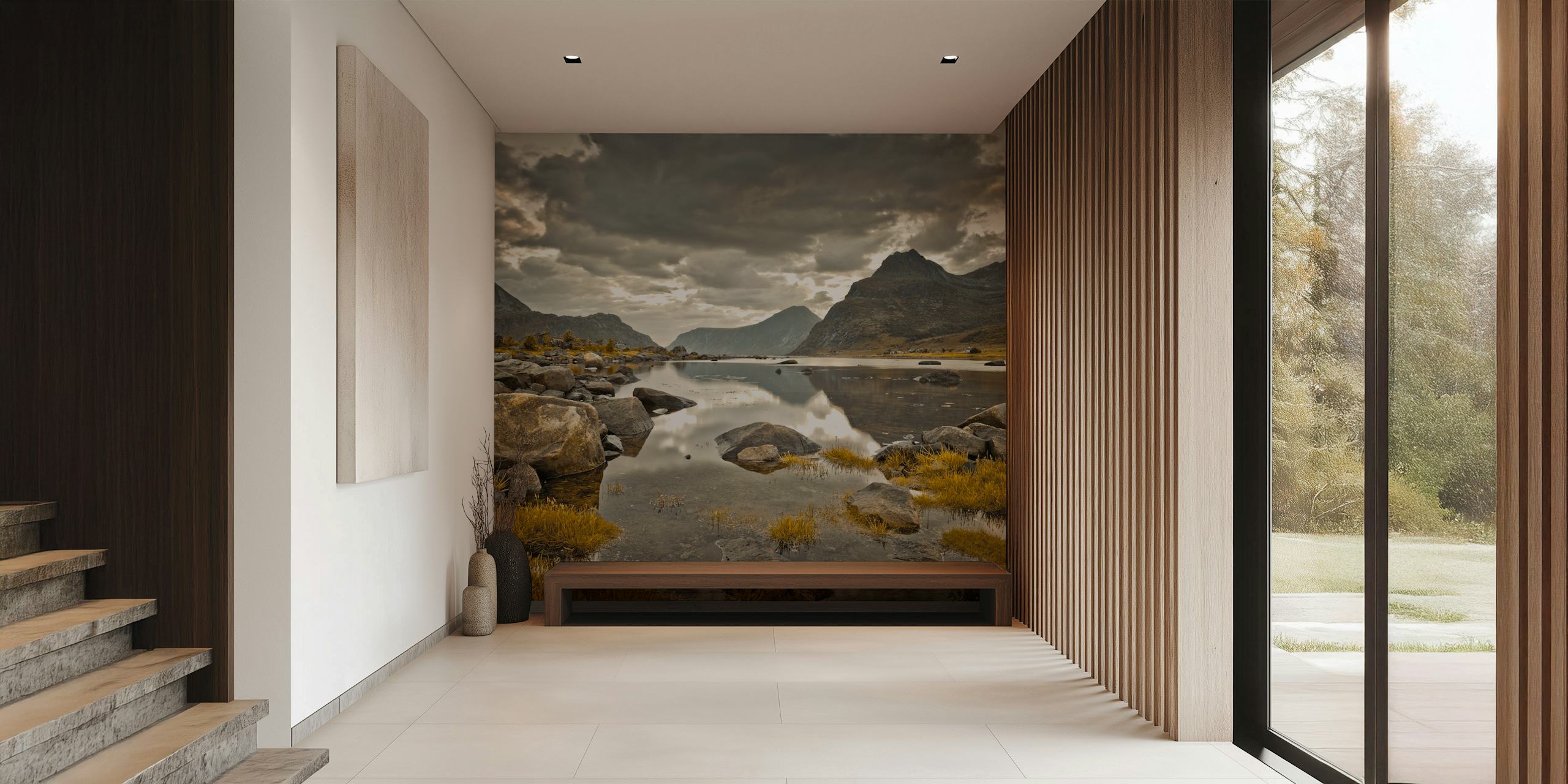 Tapeta Norwegian Fjord v místnosti