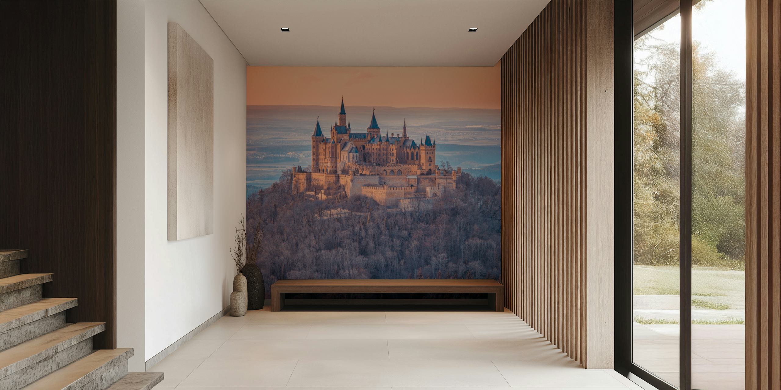 Fairytale Fortress wallpaper in a room