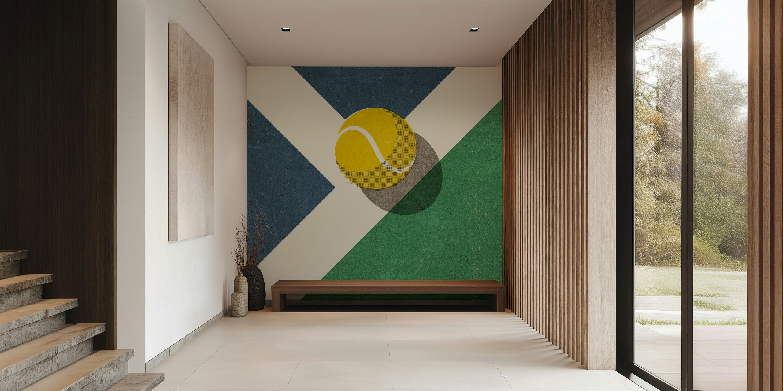 Tennis (Hard Court) míček na kurtu