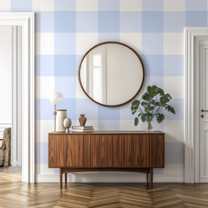 Blue Farmhouse Gingham