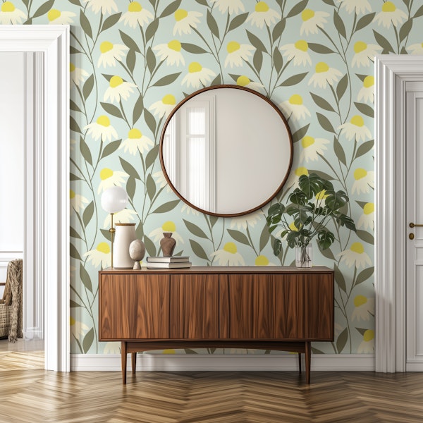 Jumbo modern pastel daisies
