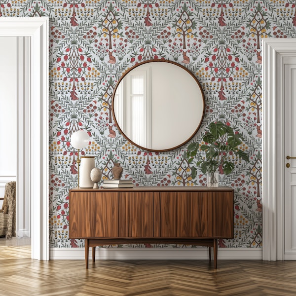 Fox in the Lemon Garden - Silver Flint- Sm