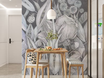 Dark Floral Whimsy light