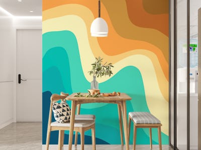 Retro Summer Swirl Wave 2