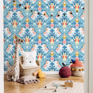 circus damask kids