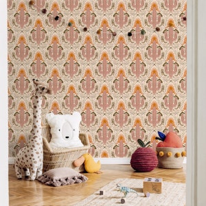 Western Sunset Beige Pattern