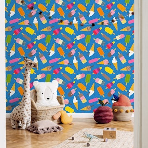 Ice Lolly Scatter - blue