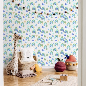 Rainbows and Daisies Pattern 2a