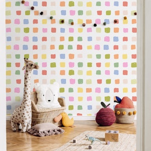 Hand drawn colorful squares