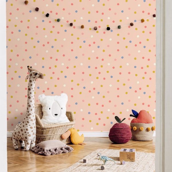 Colorful Confetti Pink