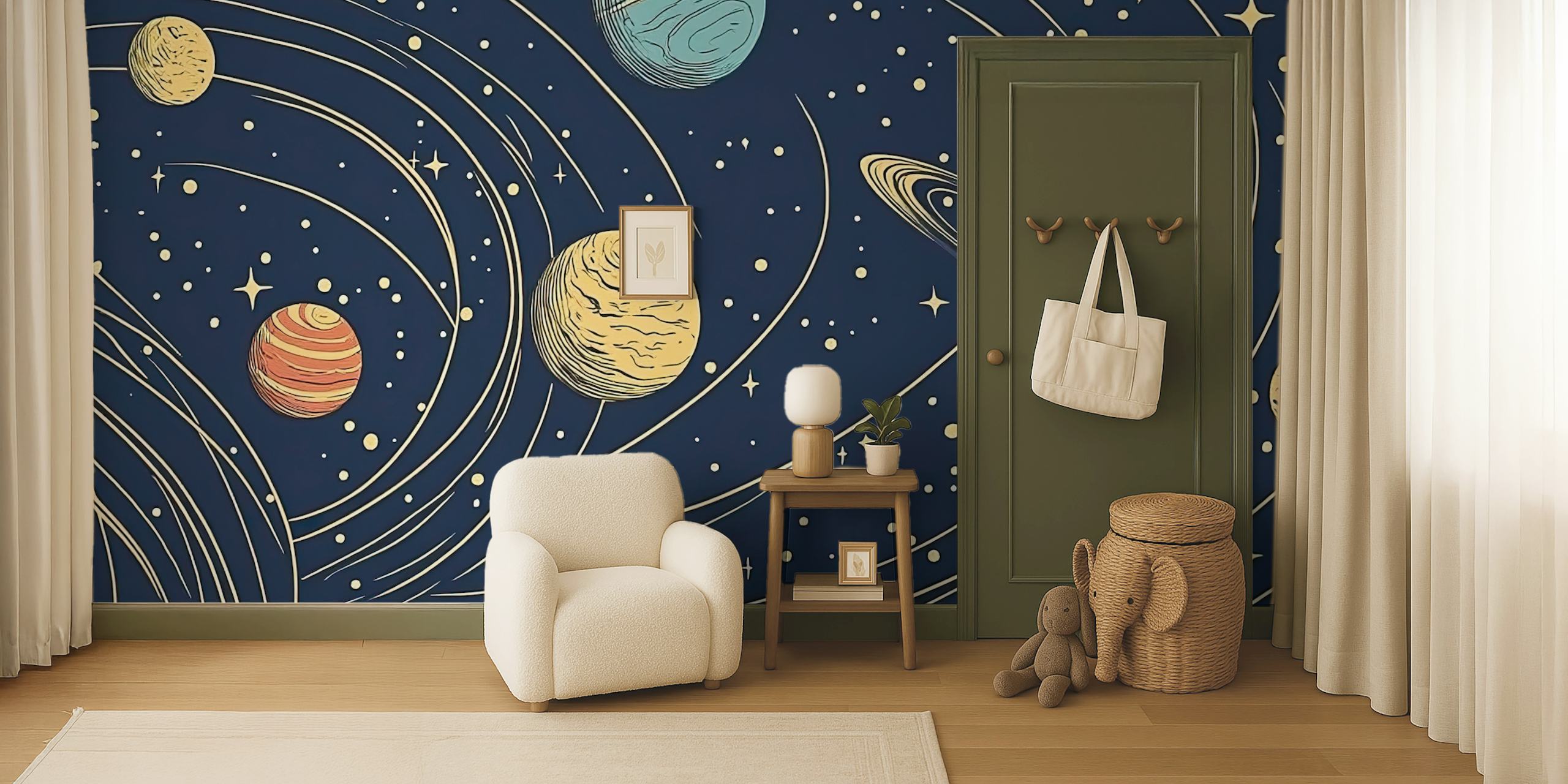 Some Universe tapeta u sobi