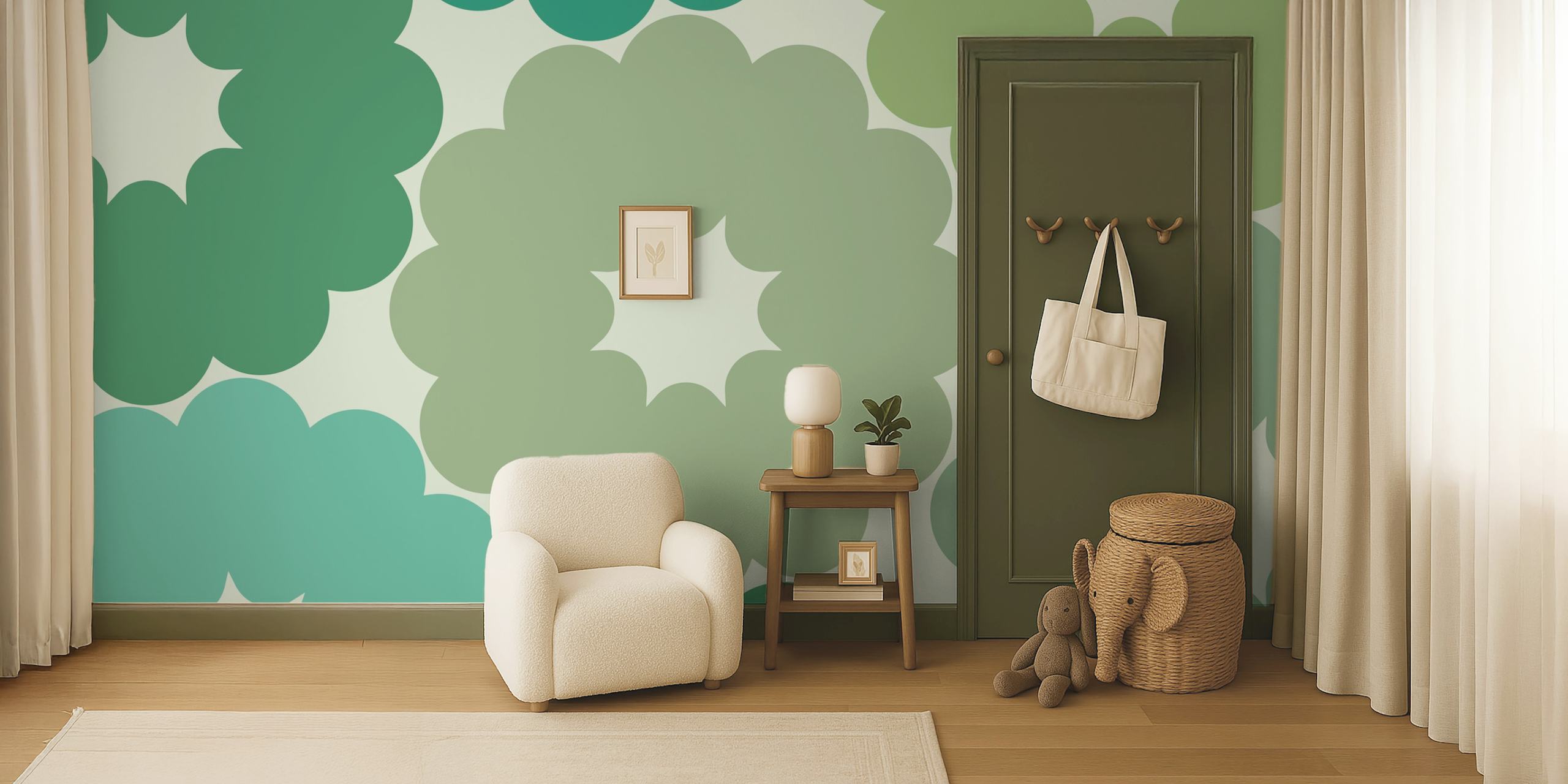 Tapeta Blossom Clouds Decor v pokoji