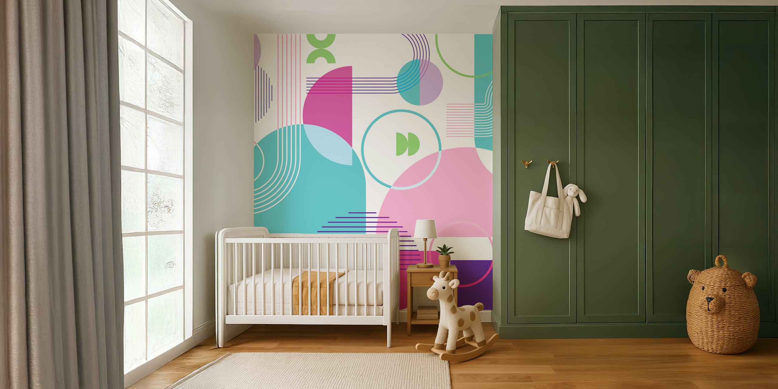 Tapeta Modern Retro Vibe v místnosti