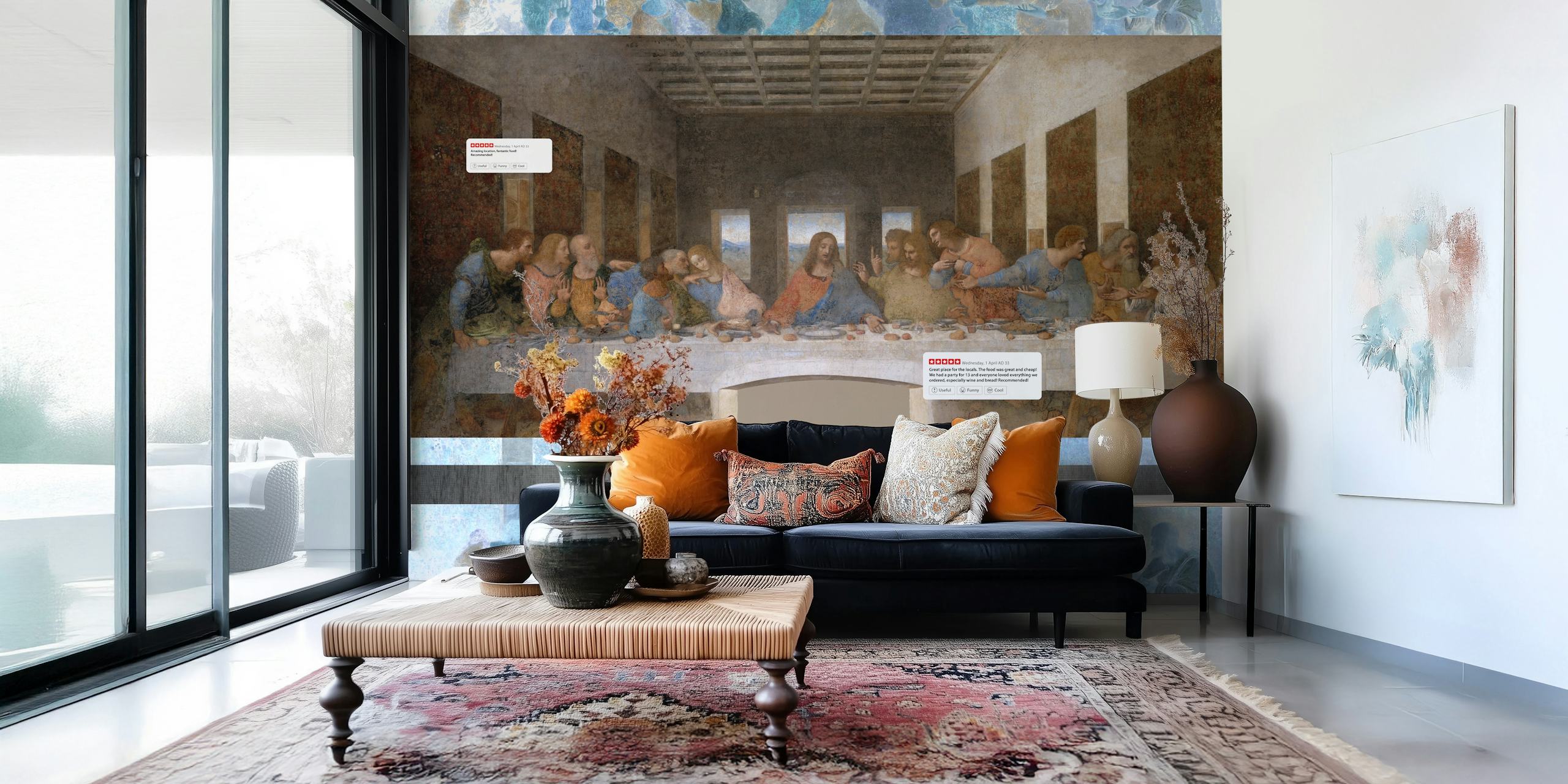 HappyWalls The Last Supper Wall Mural Kundeanmeldelse