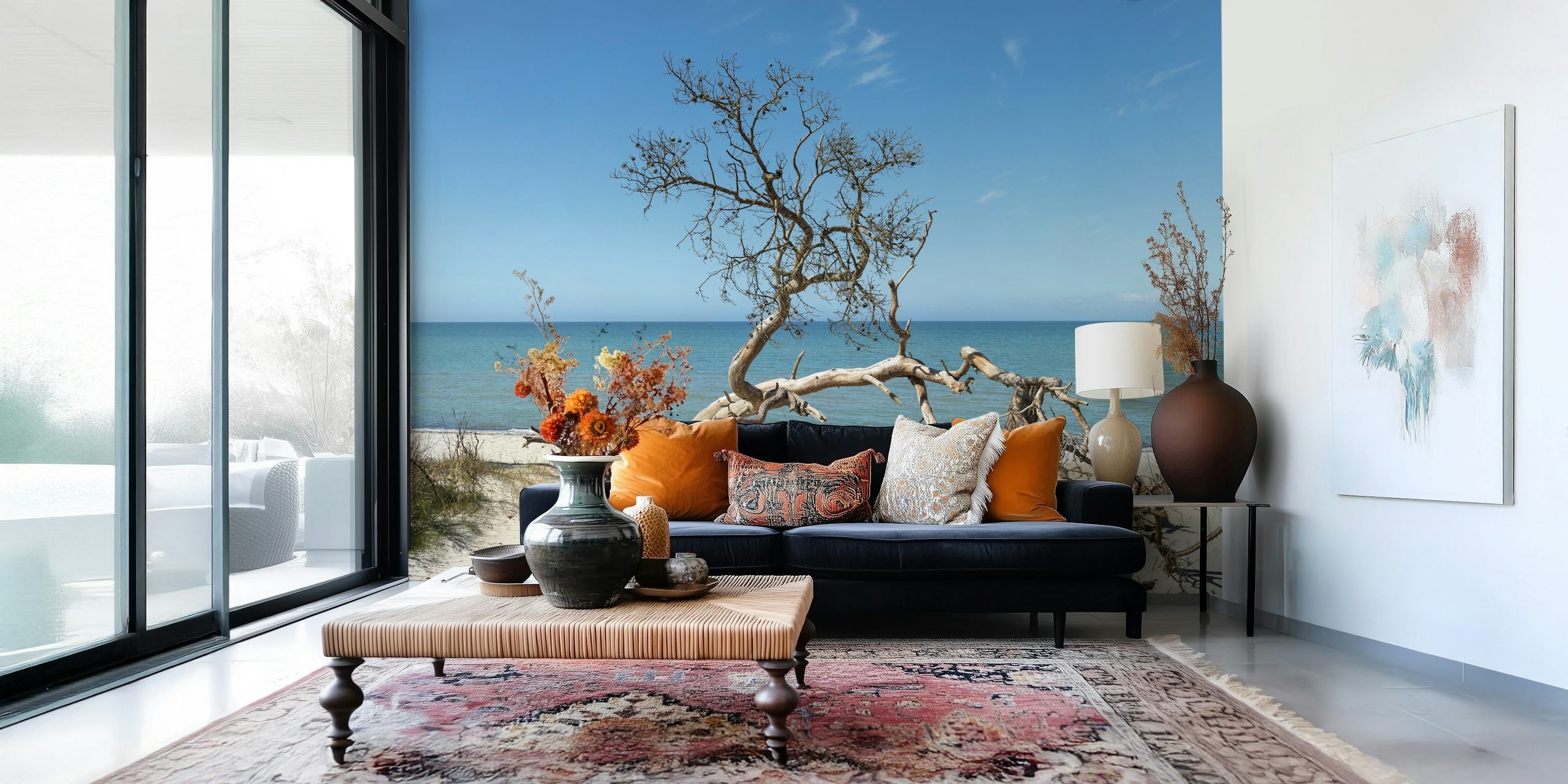 Baltic Sea Summer Days wallpaper in room