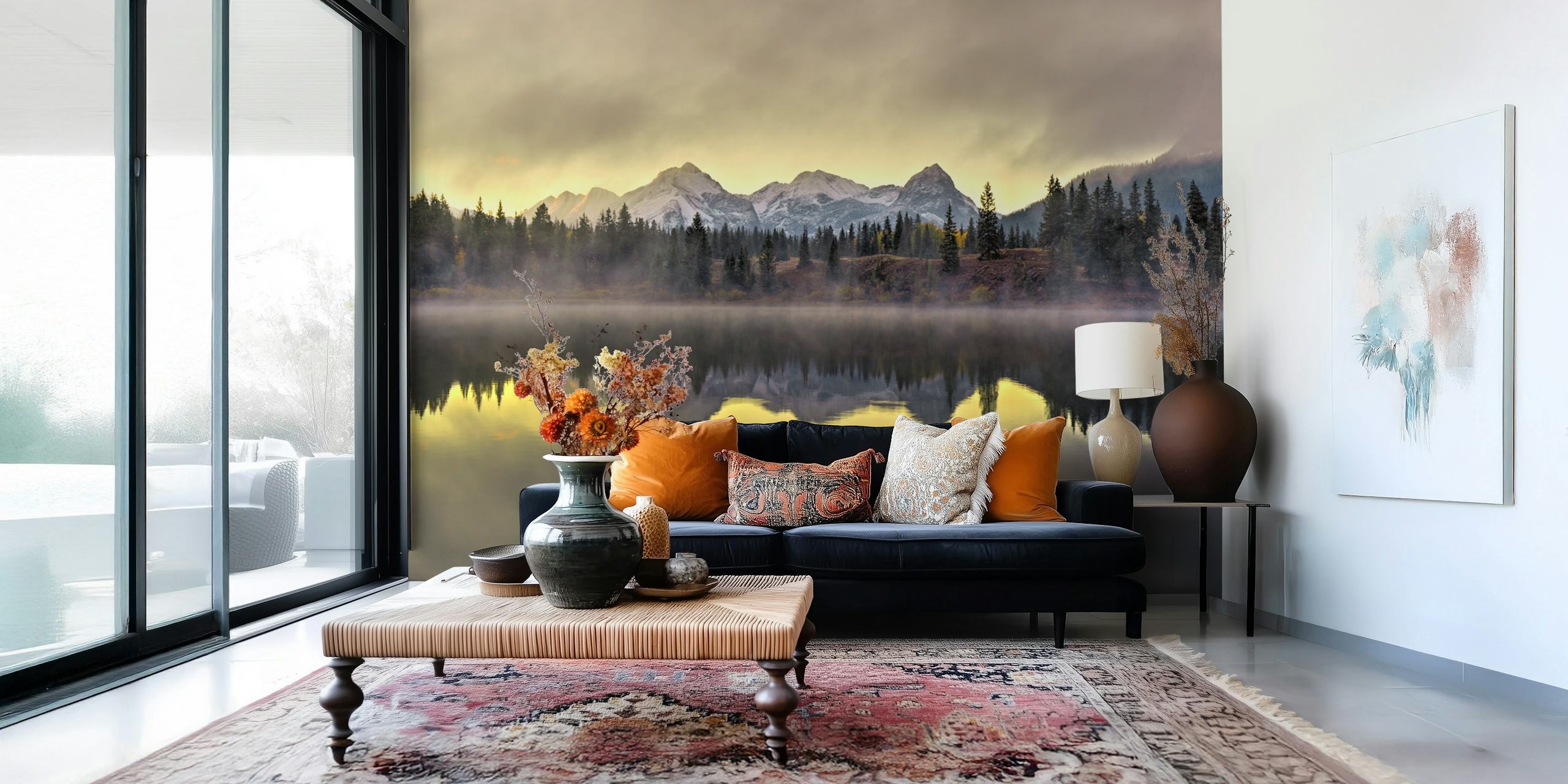 Emergence At Molas Pass wallpaper in a room