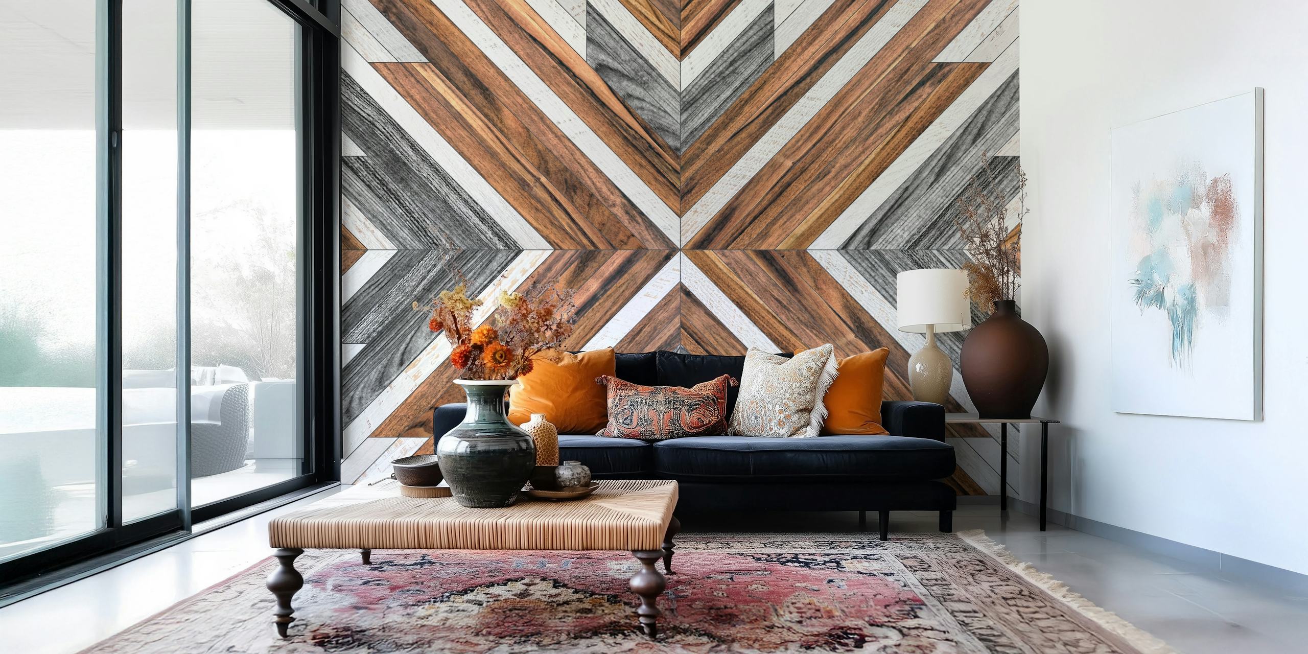 Papel pintado Urban Tribal Pattern No 4 en una habitación