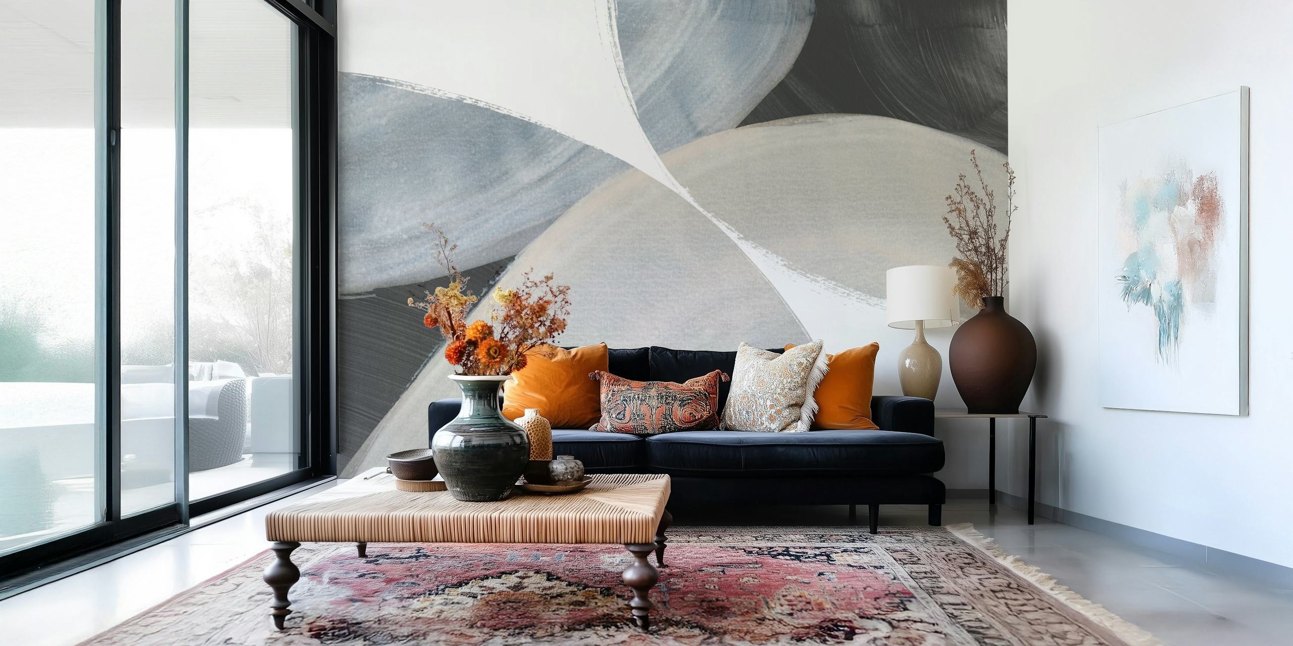 Subtle Whirlwind wallpaper in a room