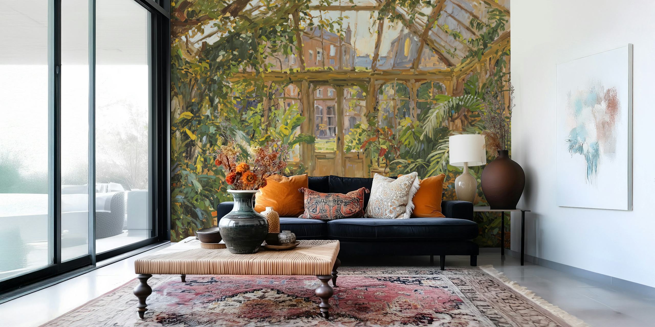 Papel de parede Paris Conservatory Garden em um quarto