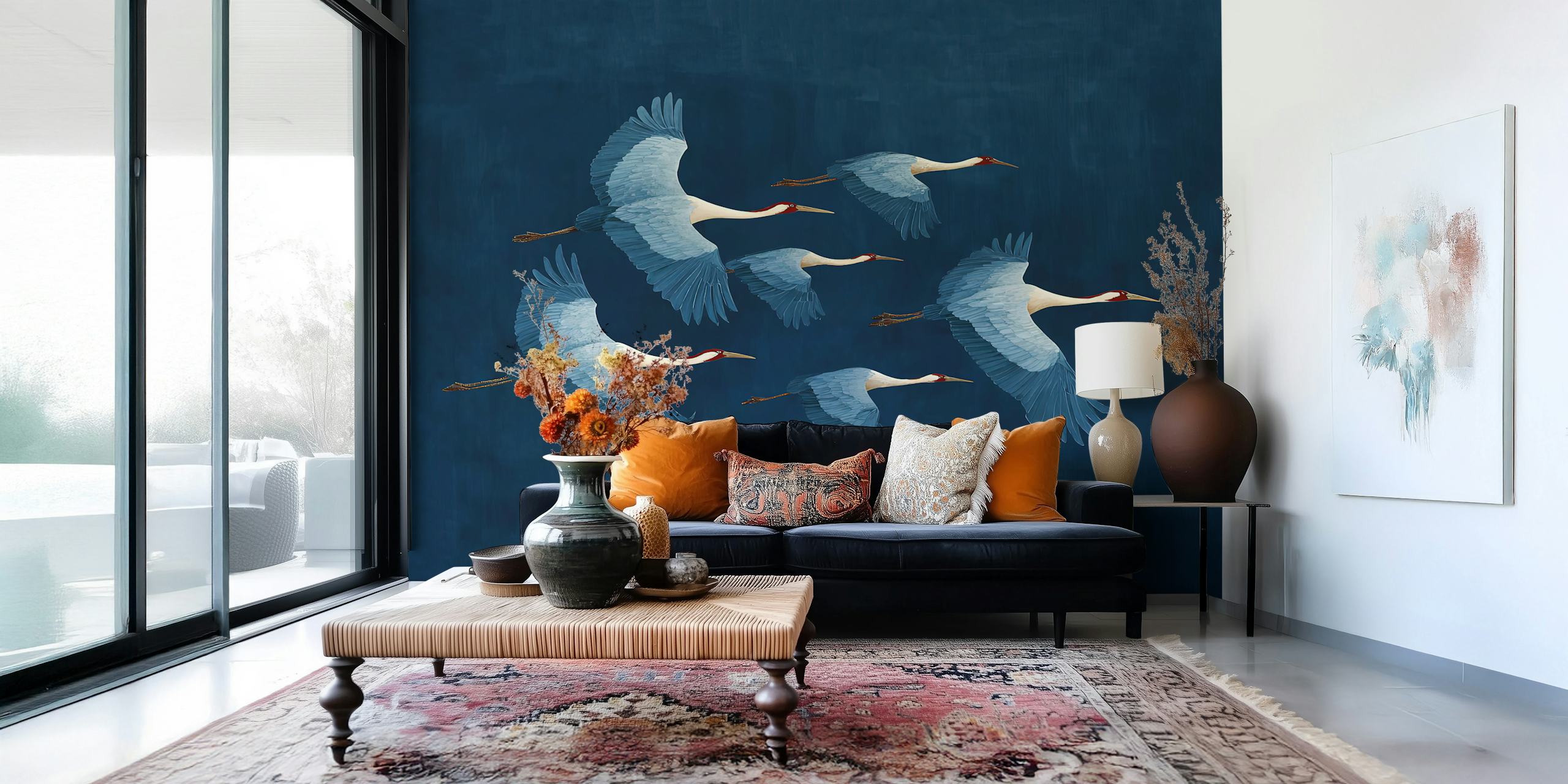 Tapeta The Crane Flight 1 w pokoju