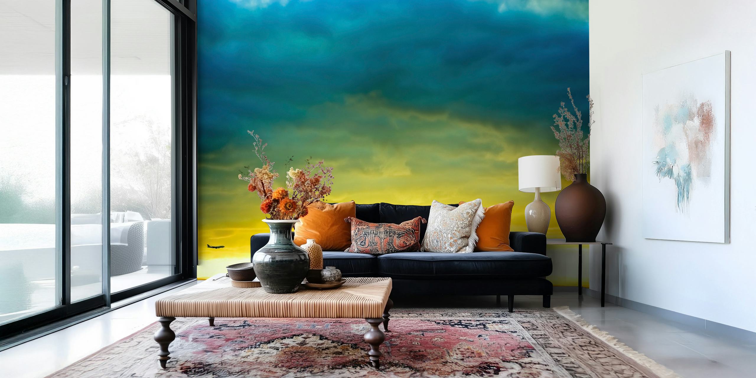 A New Day wallpaper in a bright room