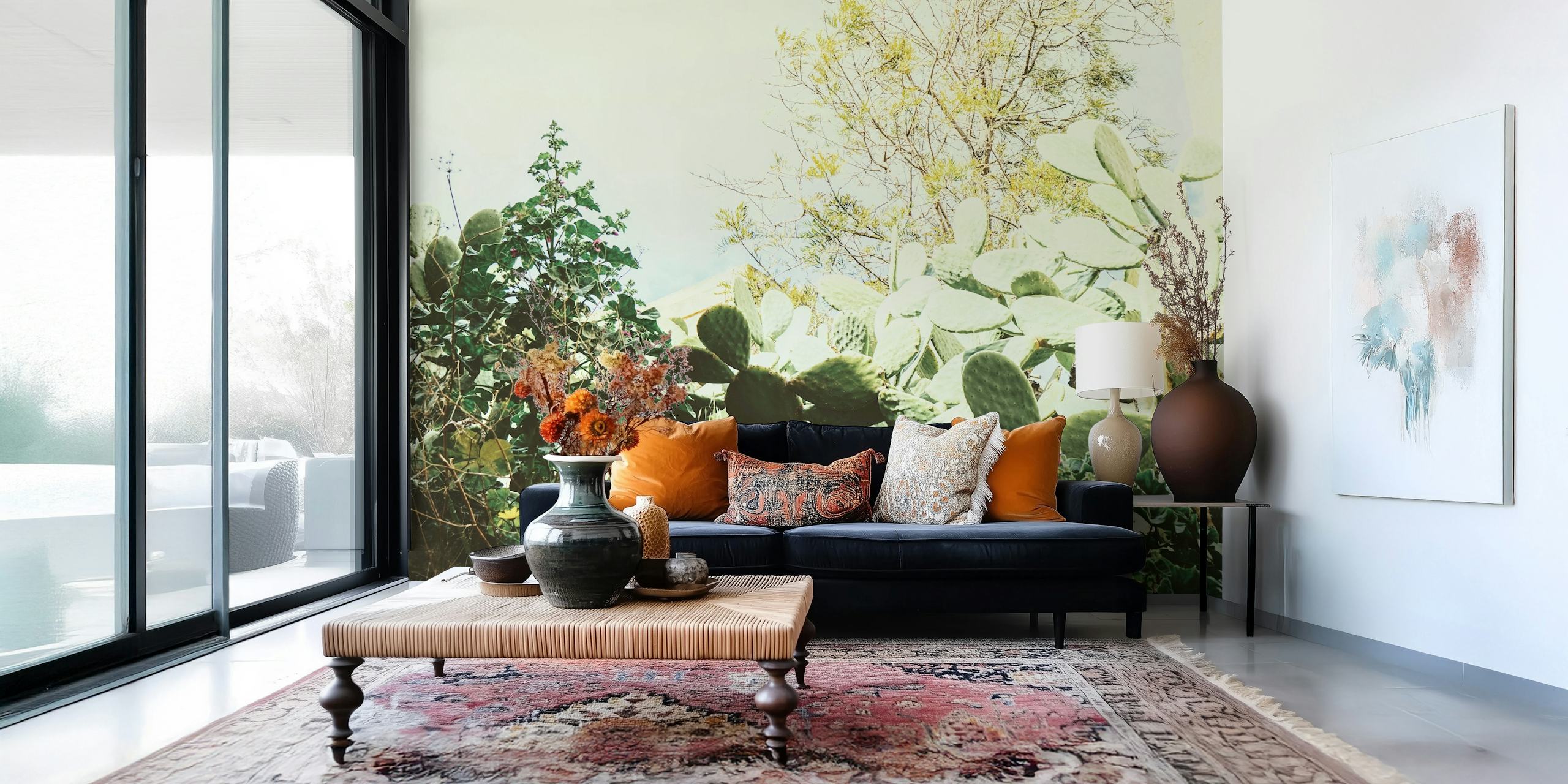 Tropical Morning Garden ταπετσαρία σε ένα δωμάτιο