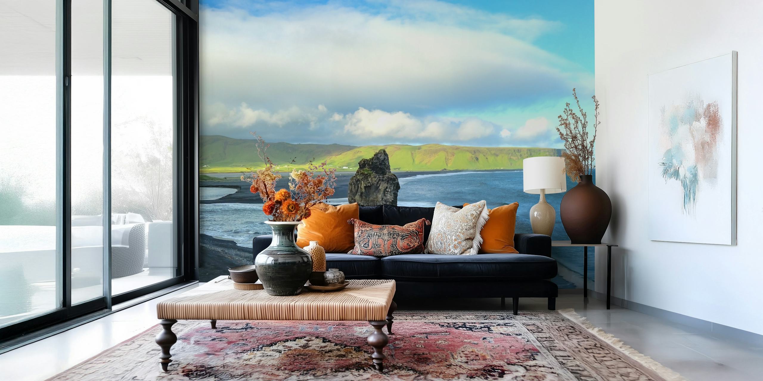 Tapeta Coast of Dyrholaey u sobi