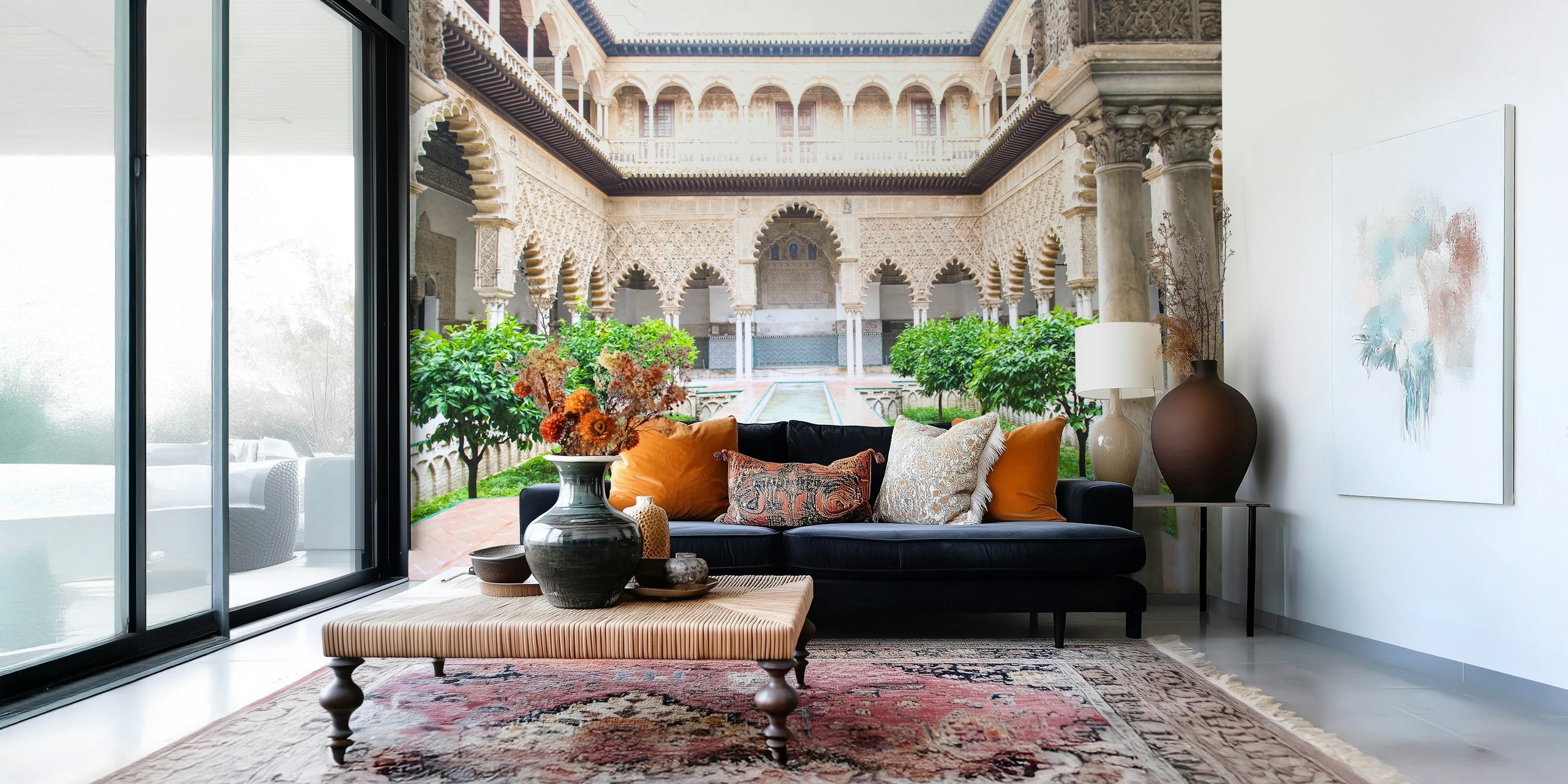 Patio de Doncellas wallpaper in a room
