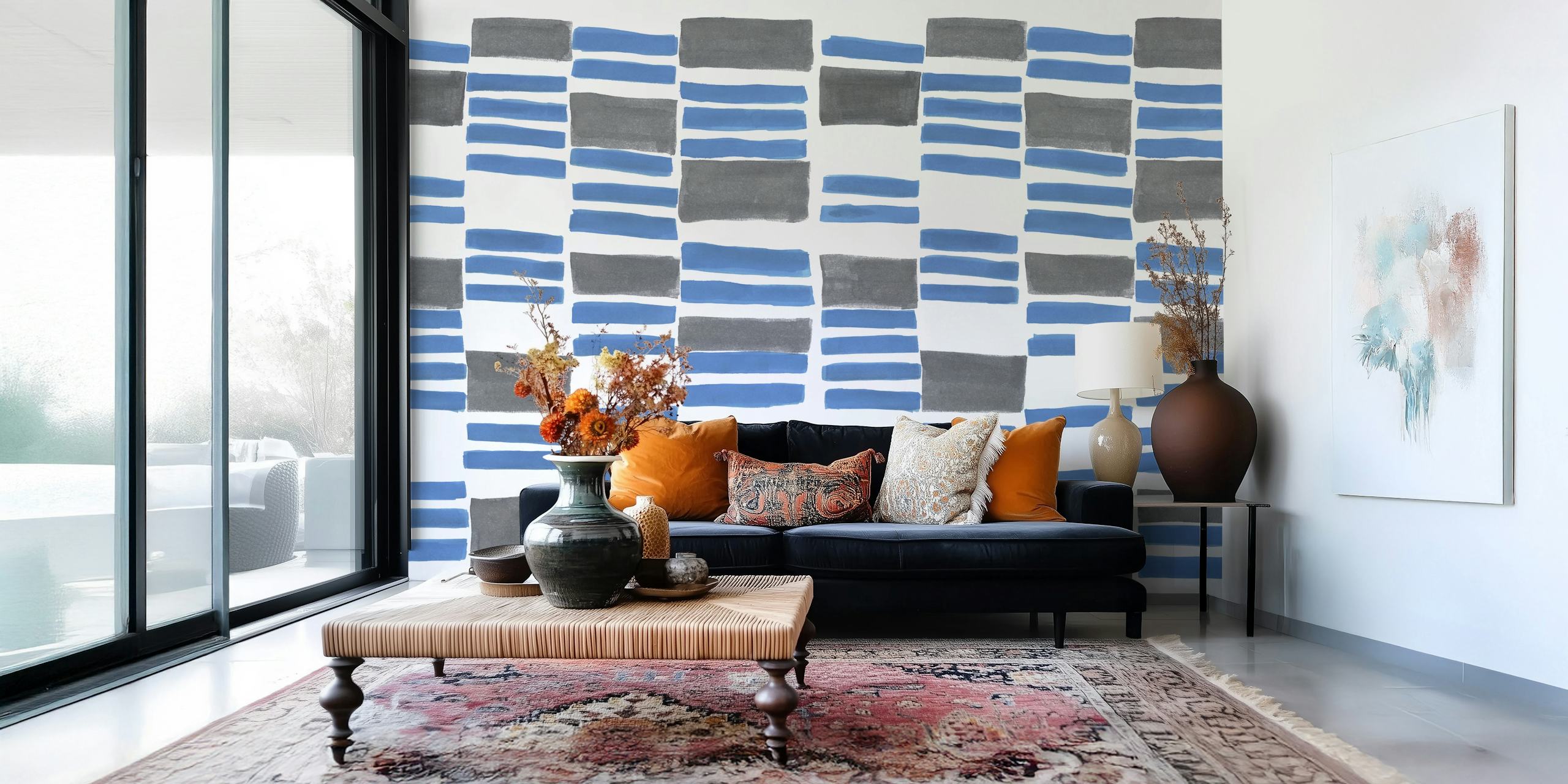 Euclid tapetdesign i et rom