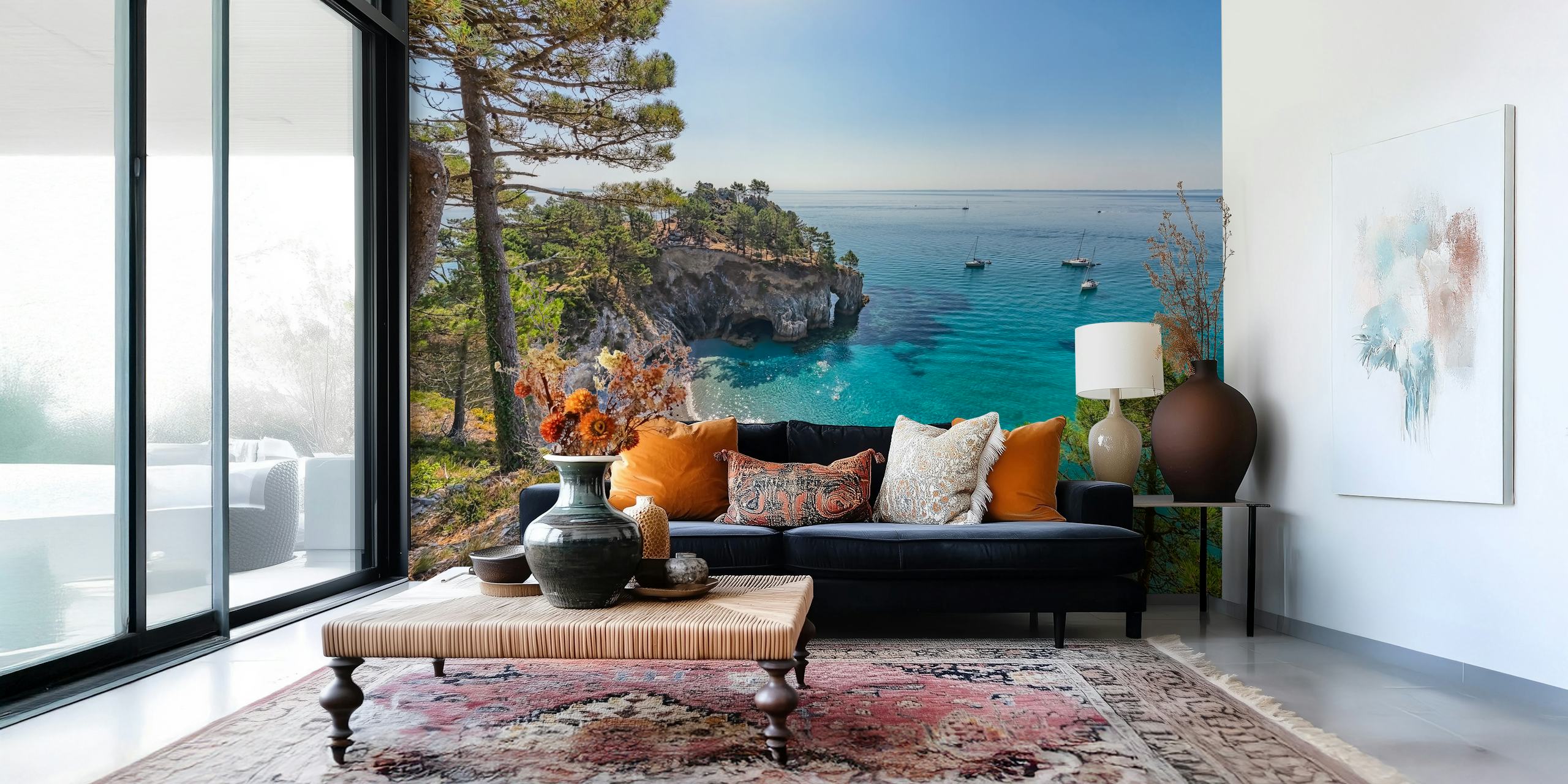 Tapeta Virgin Island u lijepo uređenoj sobi