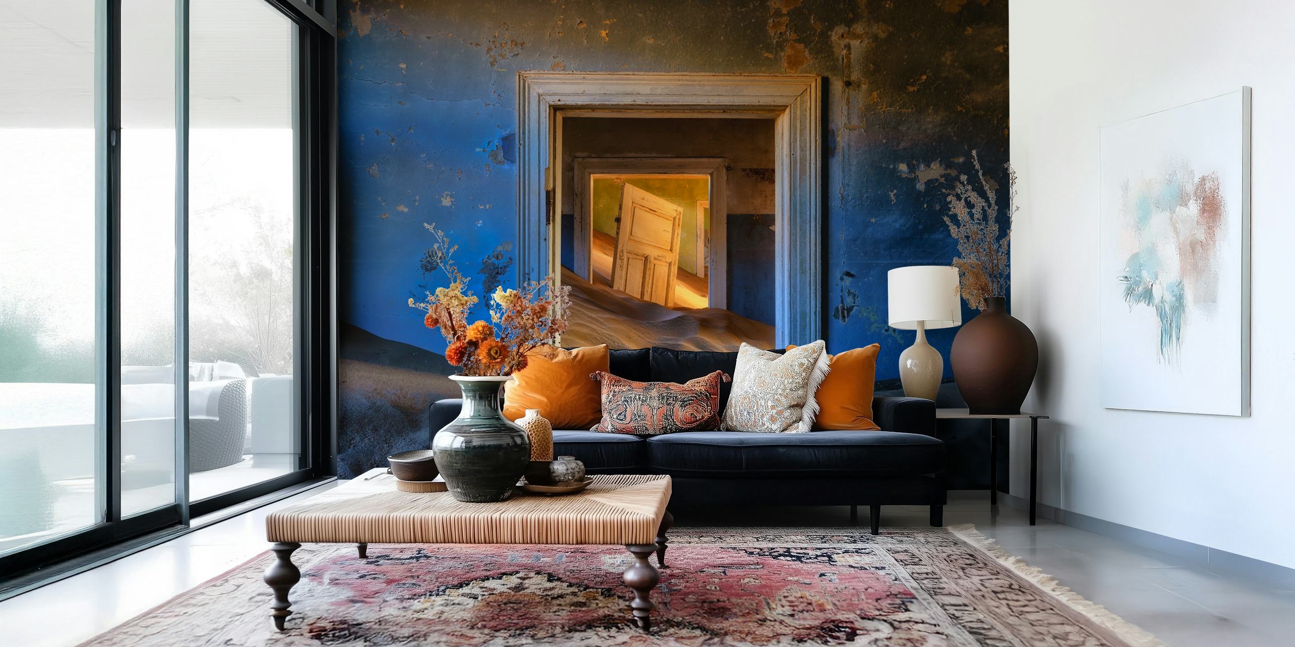 Tapeta Kolmannskuppe prikazana u sobi