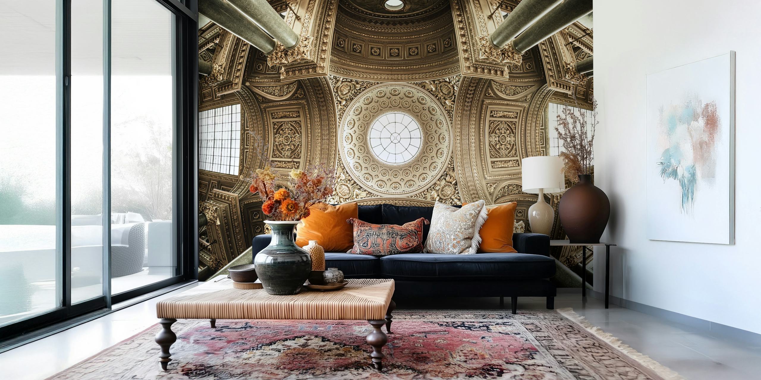 Versailles III palace interior ceiling wall mural