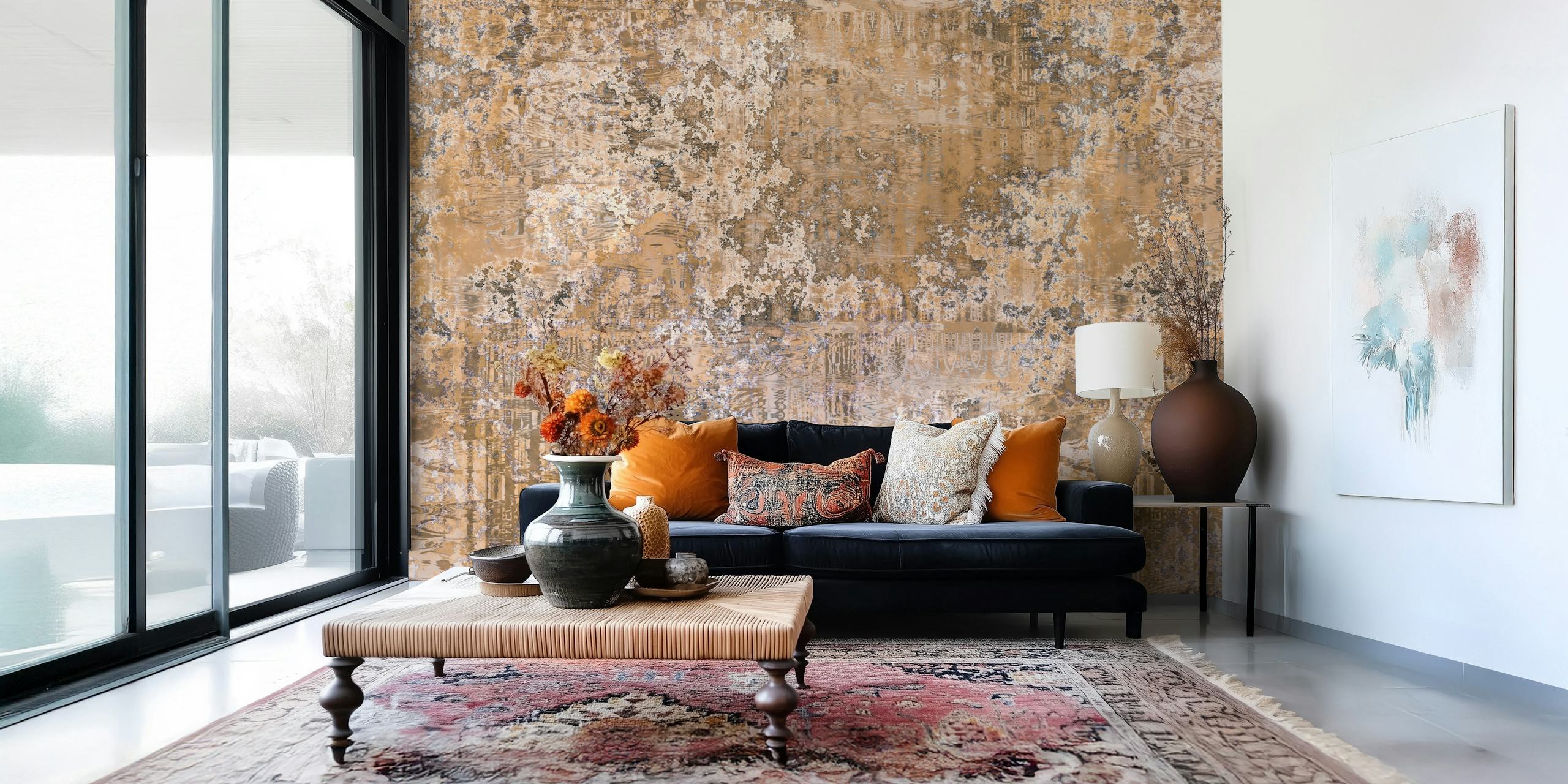 Tapeta Loft style grunge texture u sobi