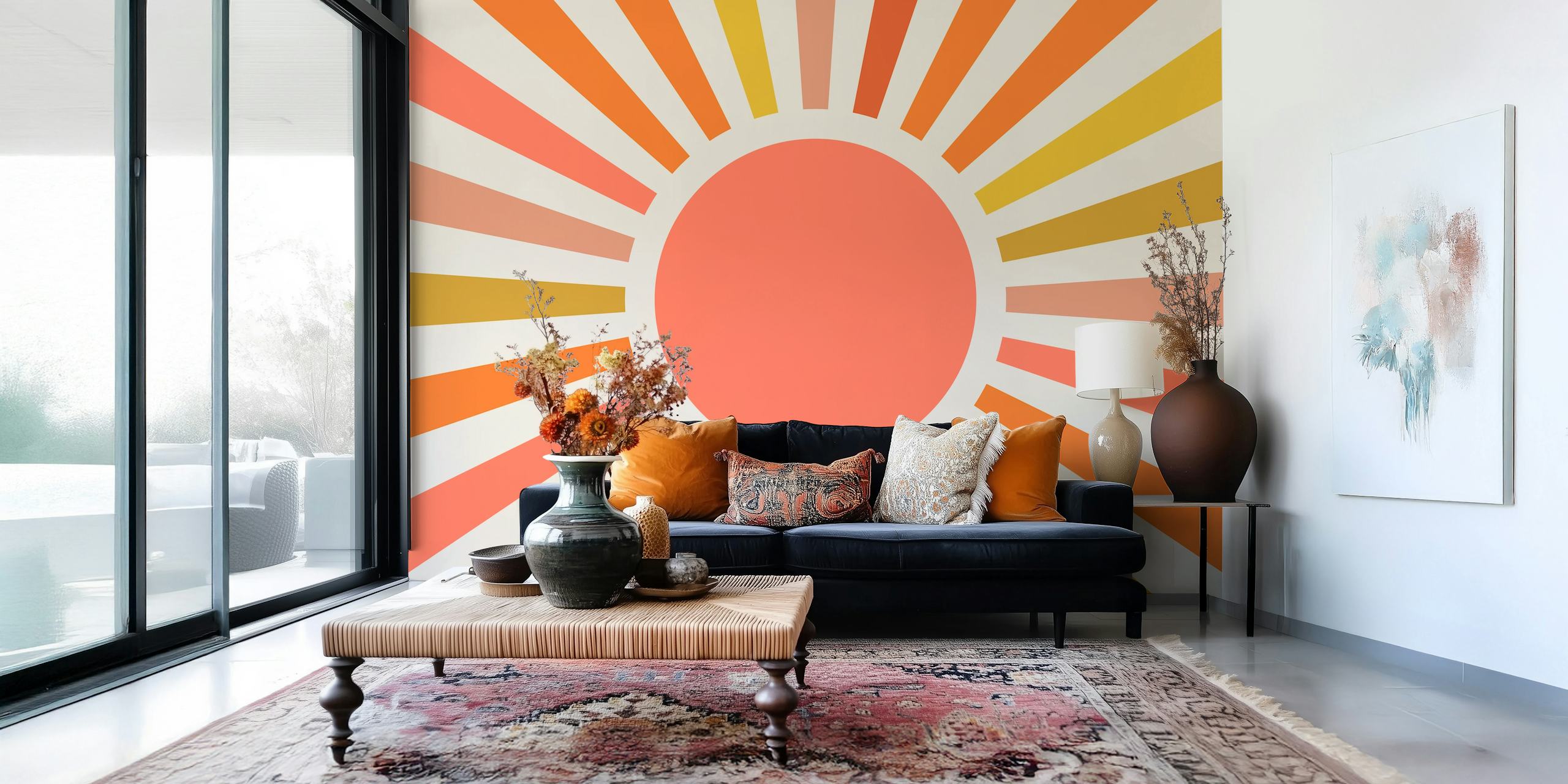 Sunrise Sunbeams tapeta v pokoji