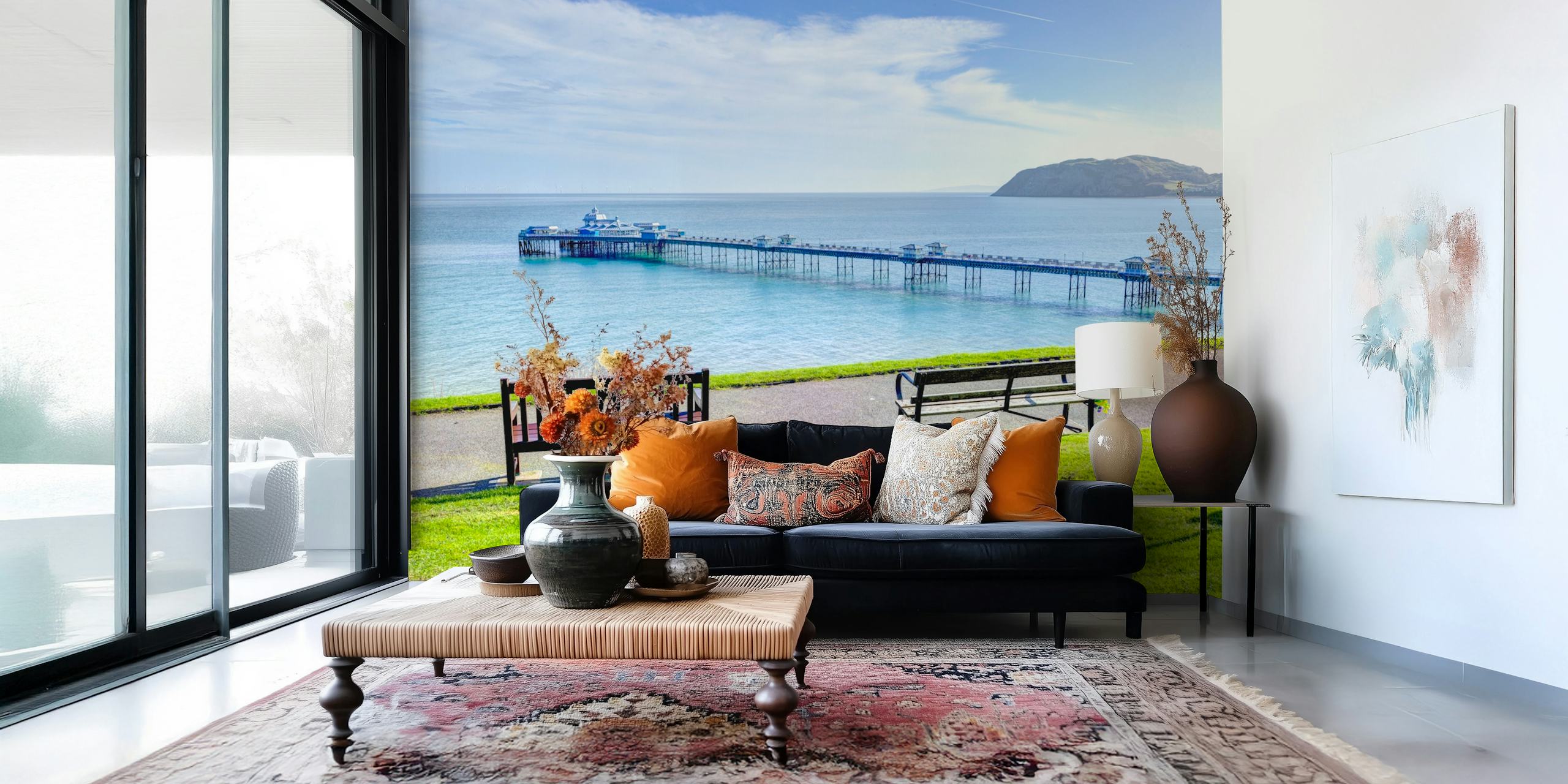 Llandudno Pier tapet i et rum