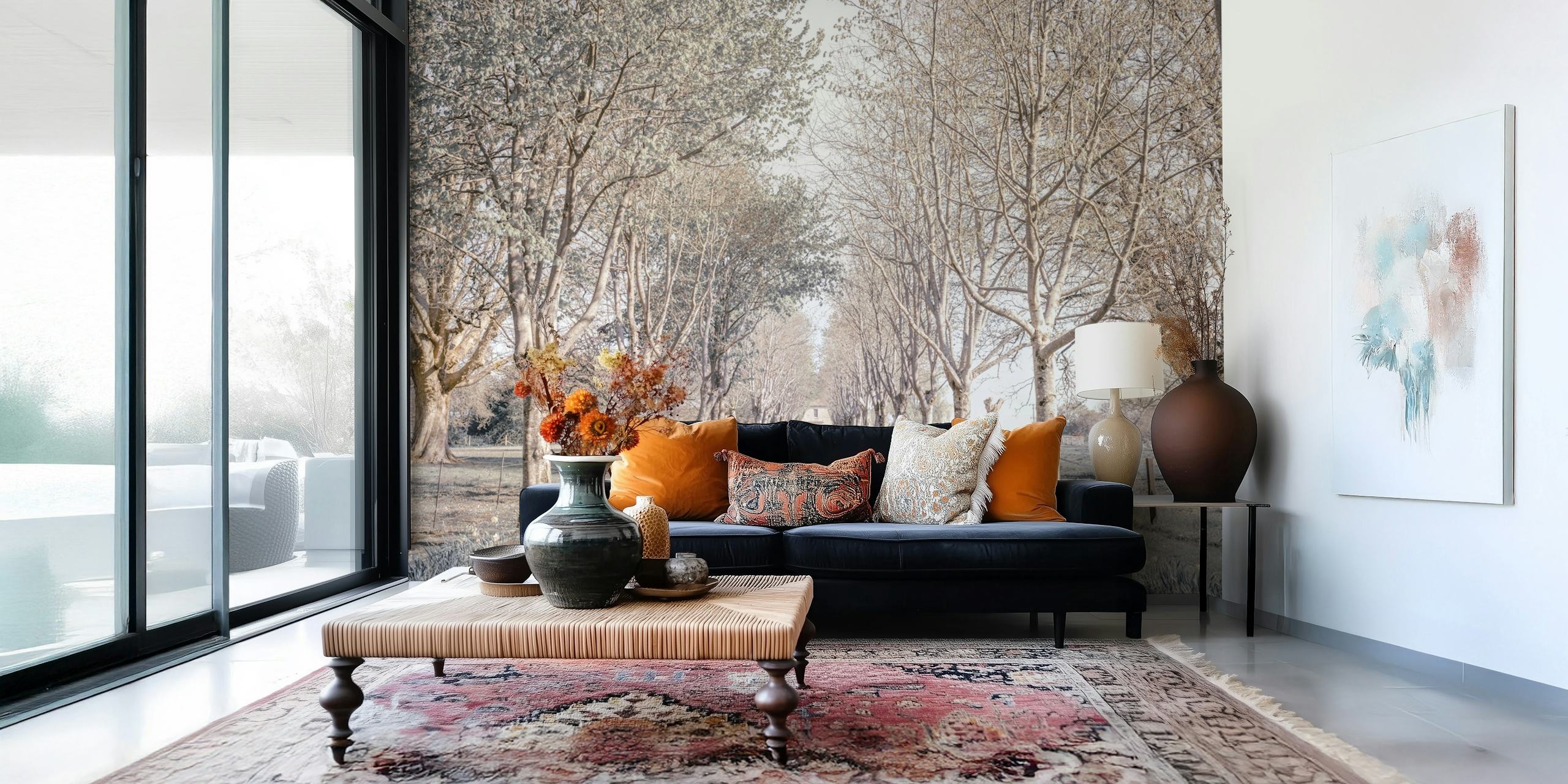 Pathway to Peace wallpaper in a serene room