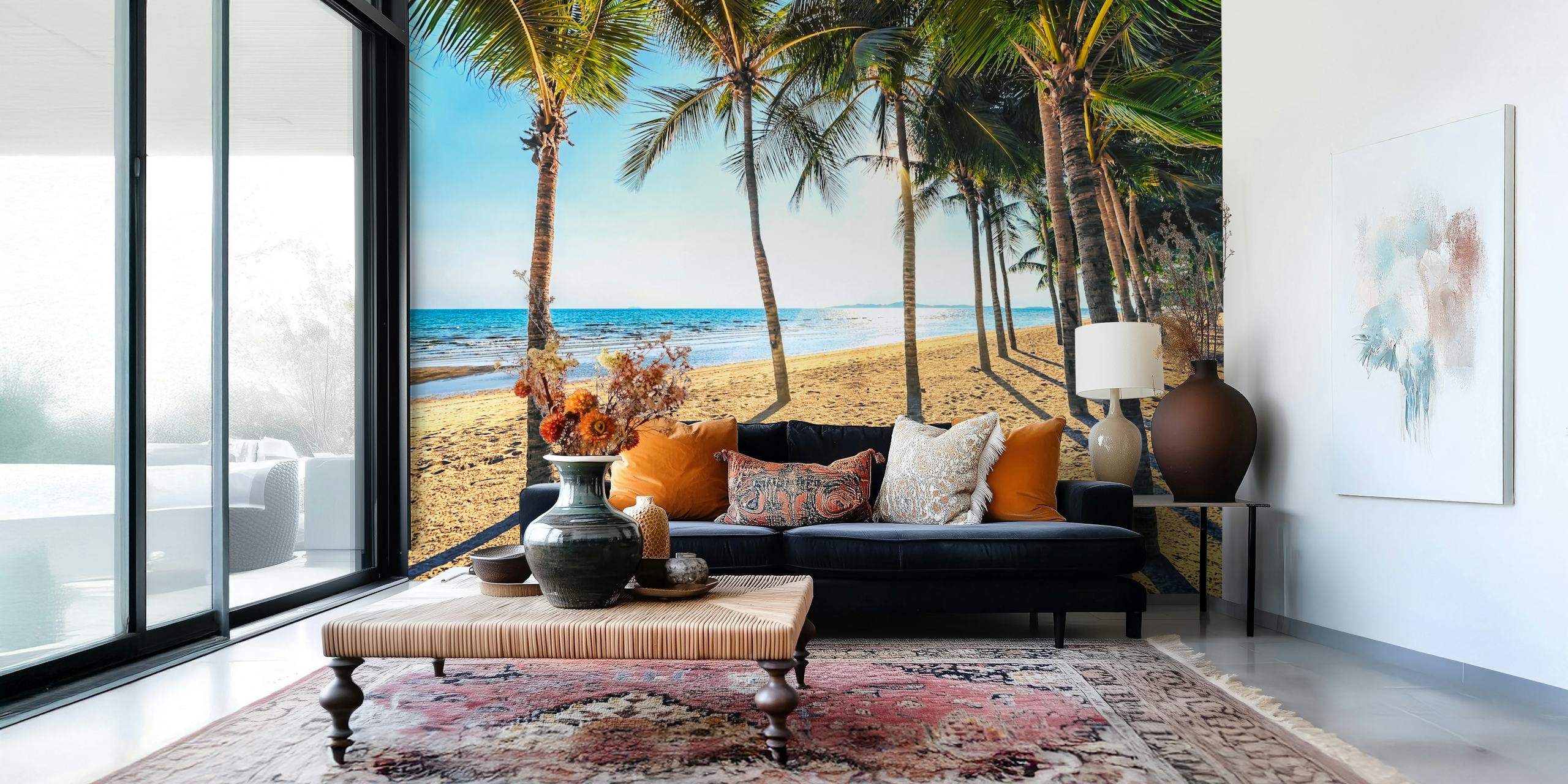 Jomtien Beach wallpaper in a room