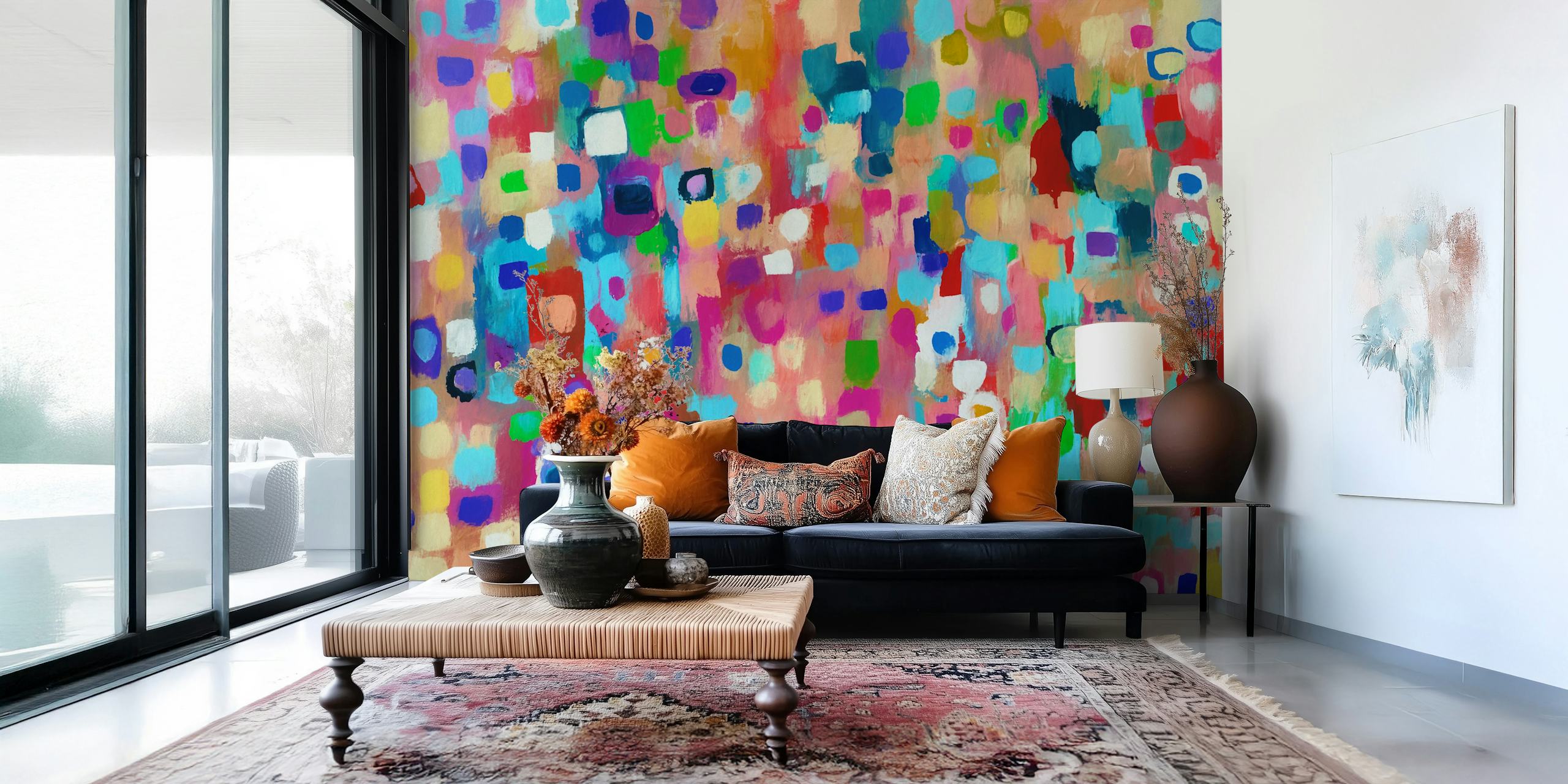 Joy of Colors 3 wallpaper design on display
