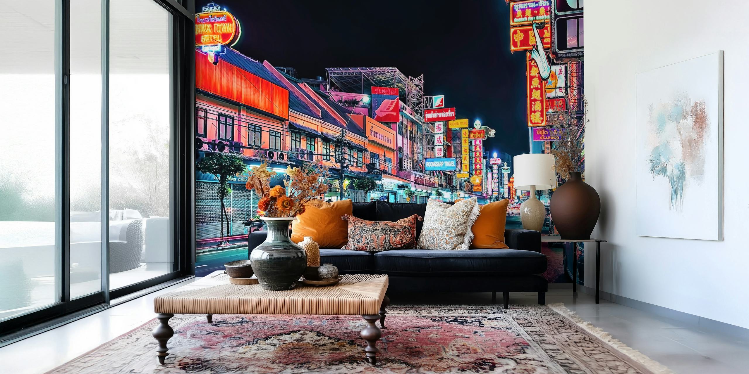 Chinatown By Night tapeta v pokoji
