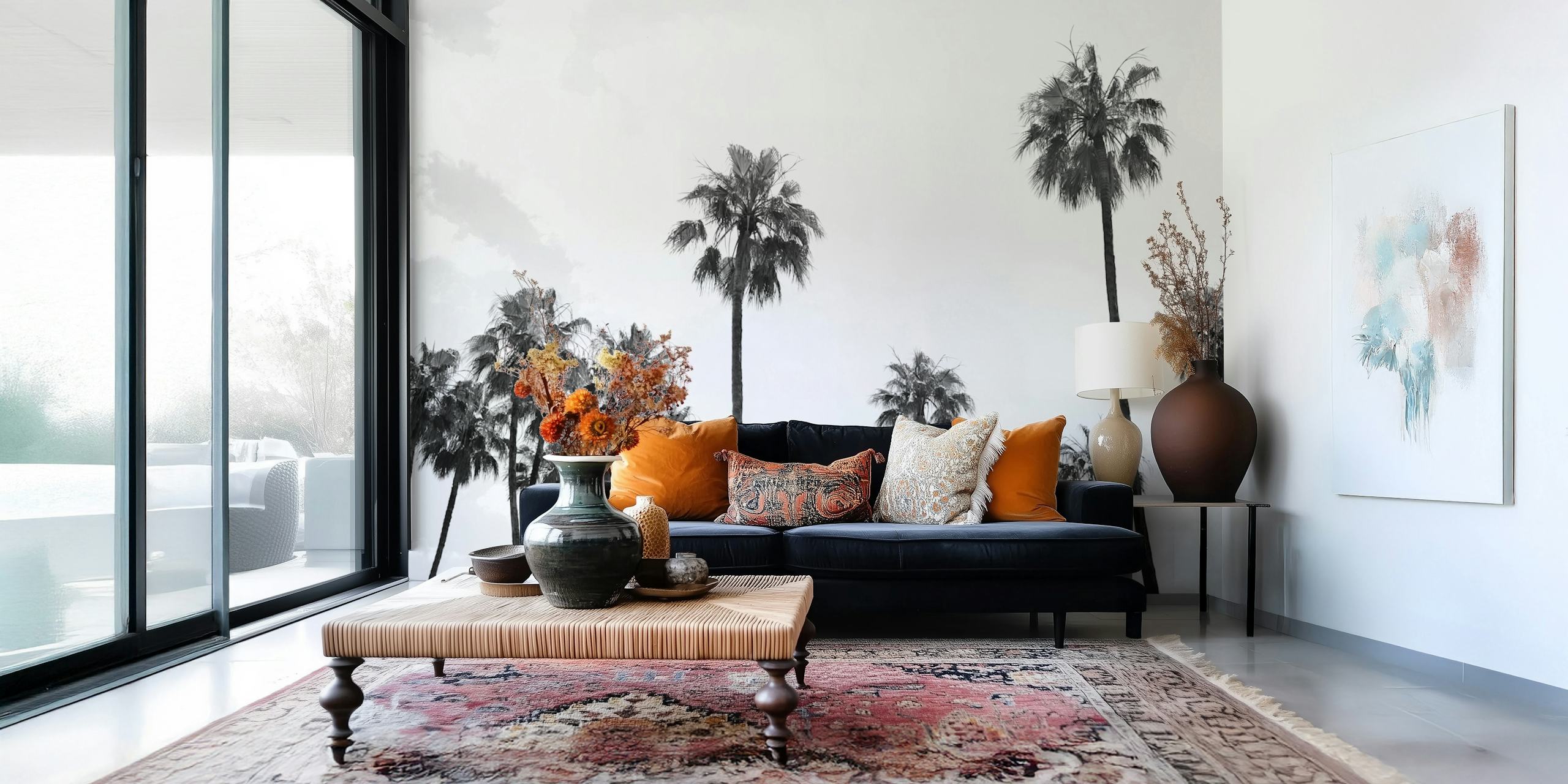 Palm Trees Beauty 8 tapet i et rum
