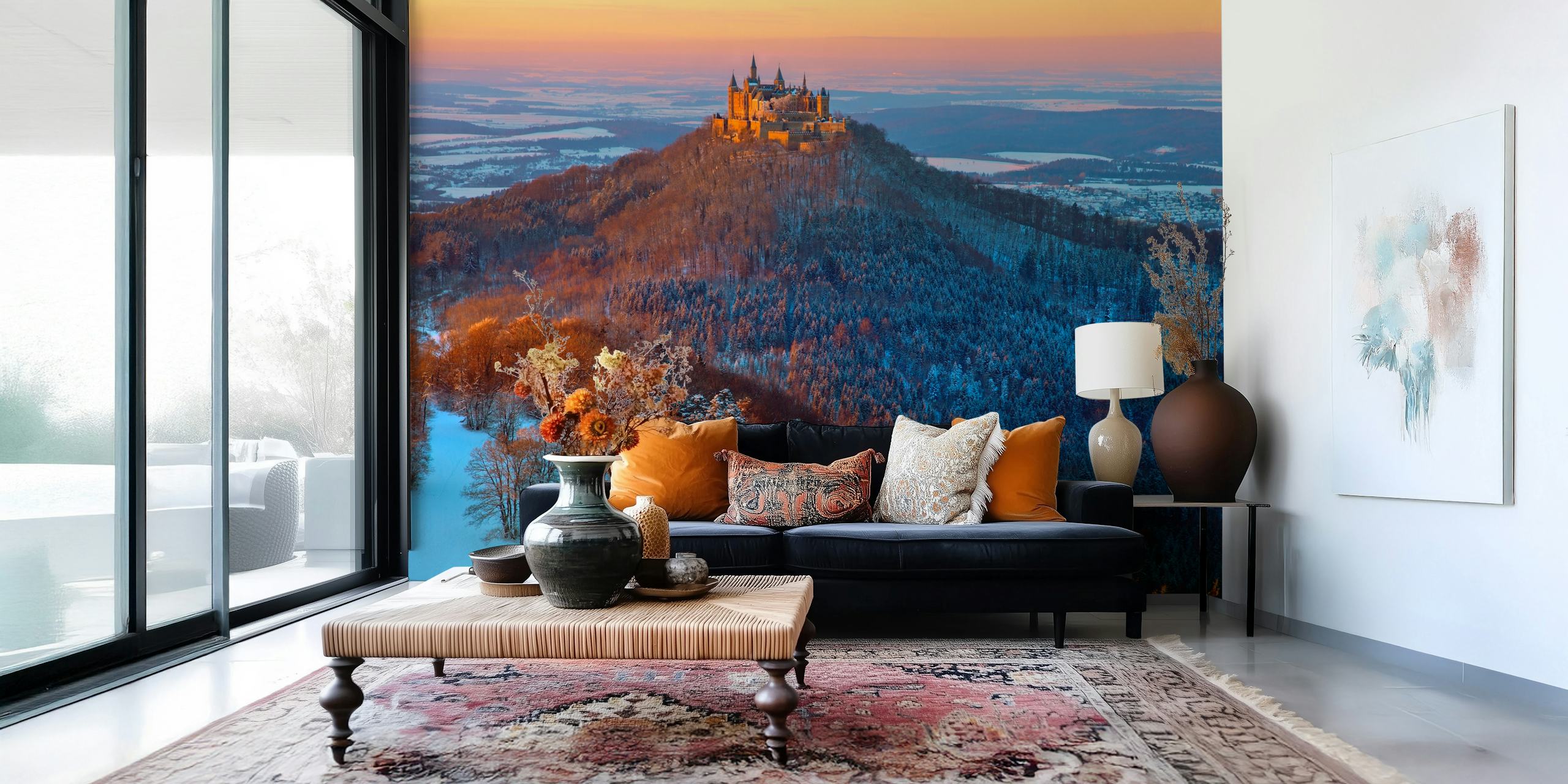 Hohenzollern Castle papel tapiz en una habitación