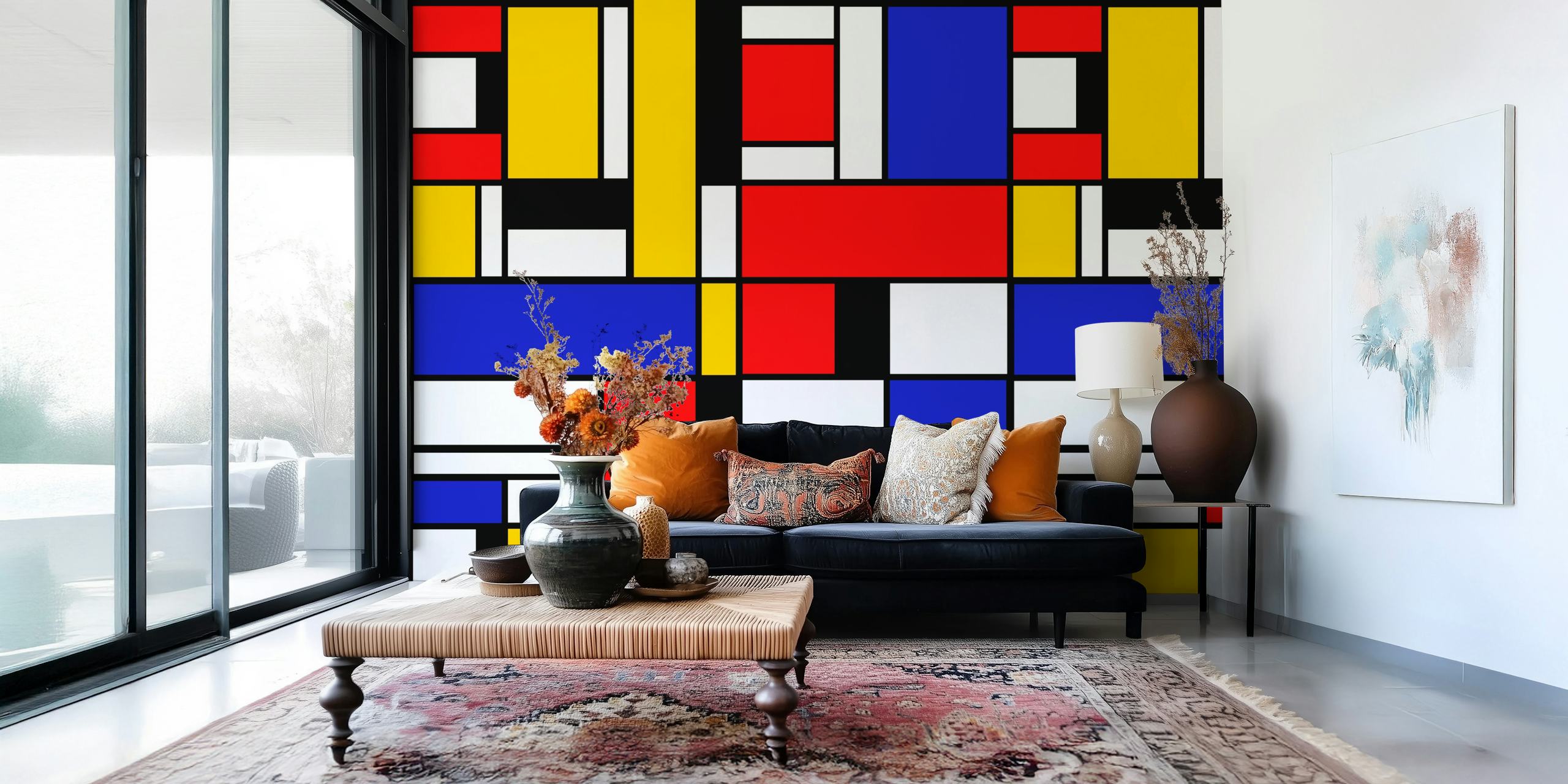 Bauhaus Classic tapet i ett modernt rum