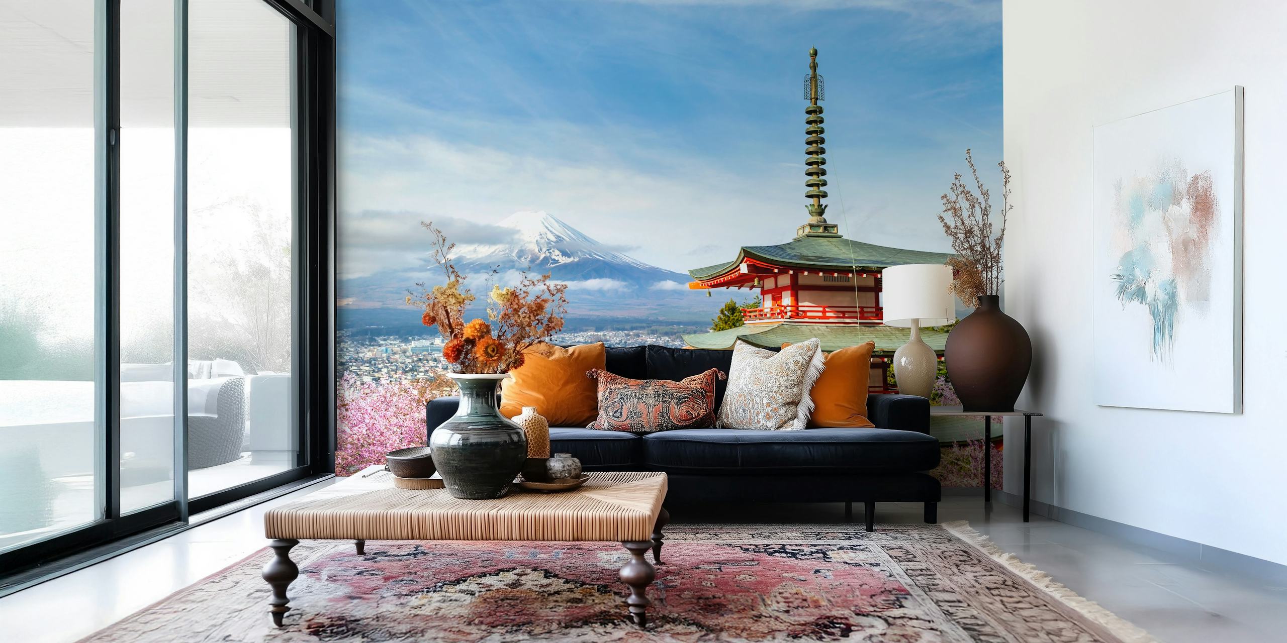 Mount Fuji and Chureito Pagoda wallpaper