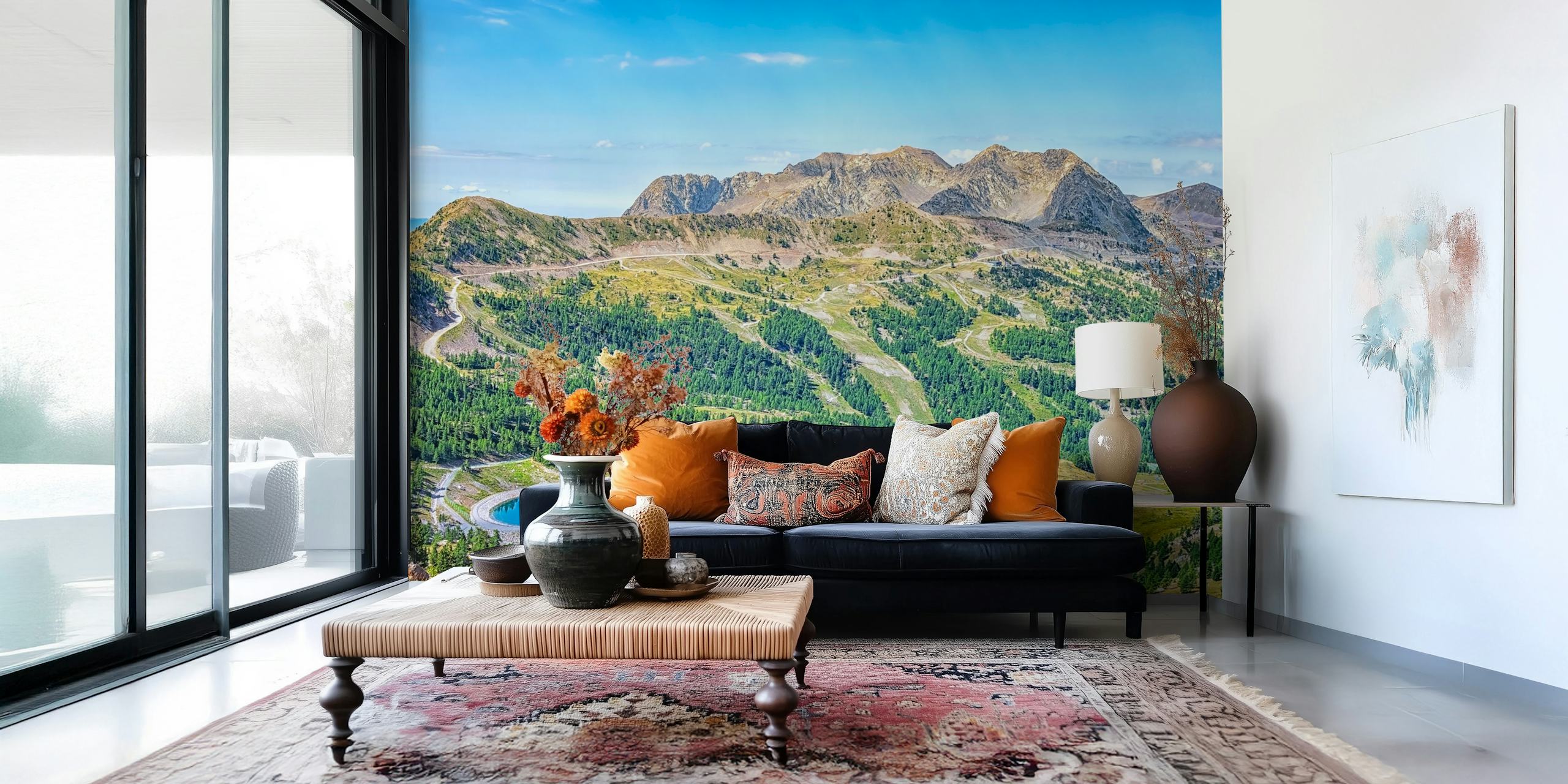 Isola tapetdesign i et rum